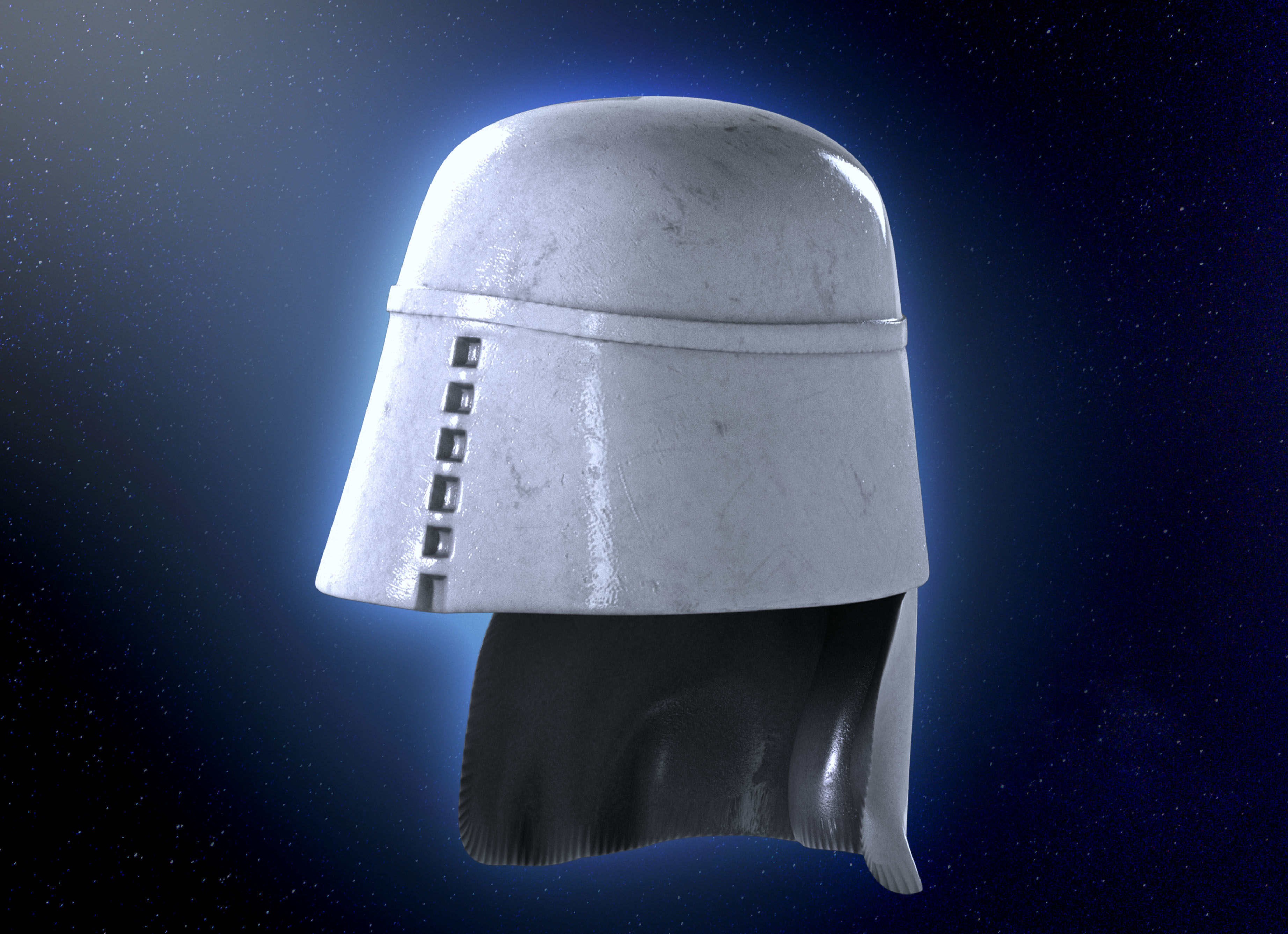 Snow Trooper Helmet Star Wars Empire Strikes Back 3d Print 3D print model_11