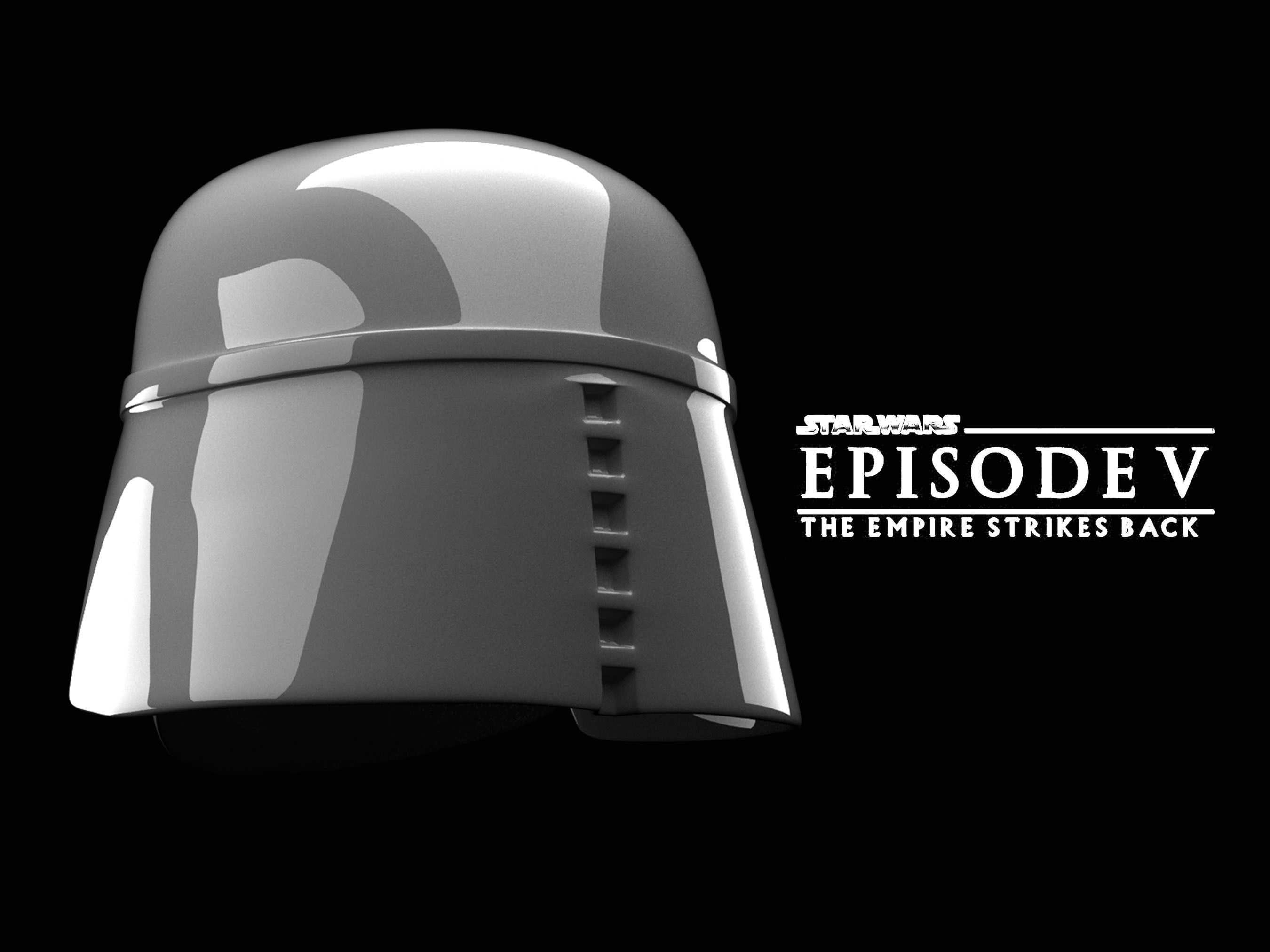 Snow Trooper Helmet Star Wars Empire Strikes Back 3d Print 3D print model_8