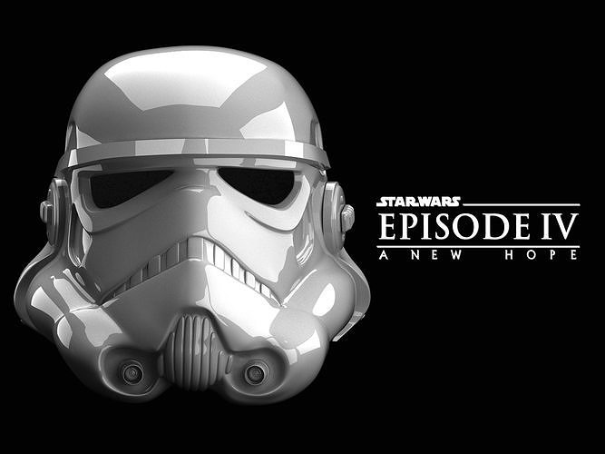 STORM TROOPER HELMET A New Hope 3D print model