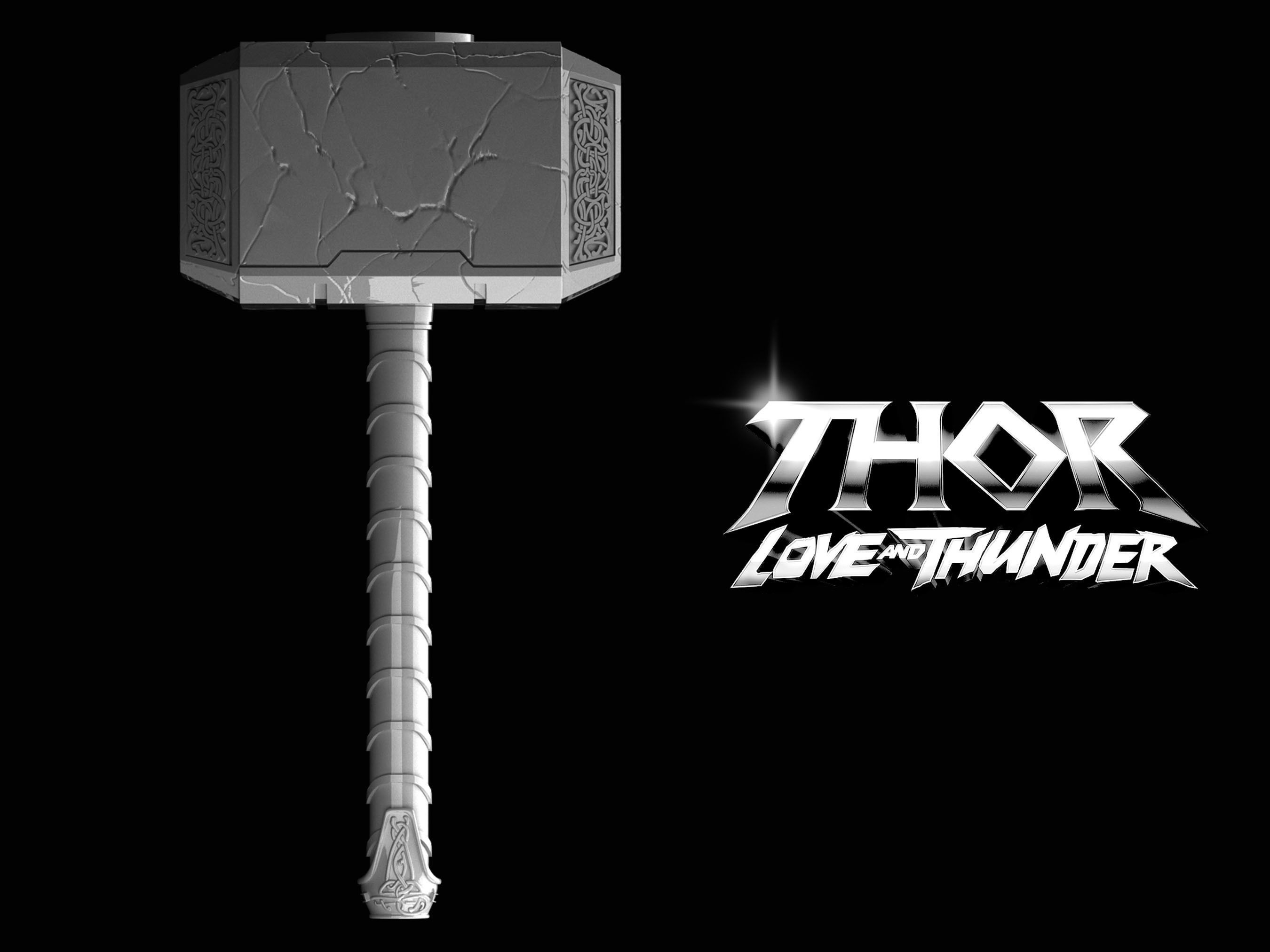 MIGHTY THOR MJOLNIR JANE FOSTER 3D print model_4