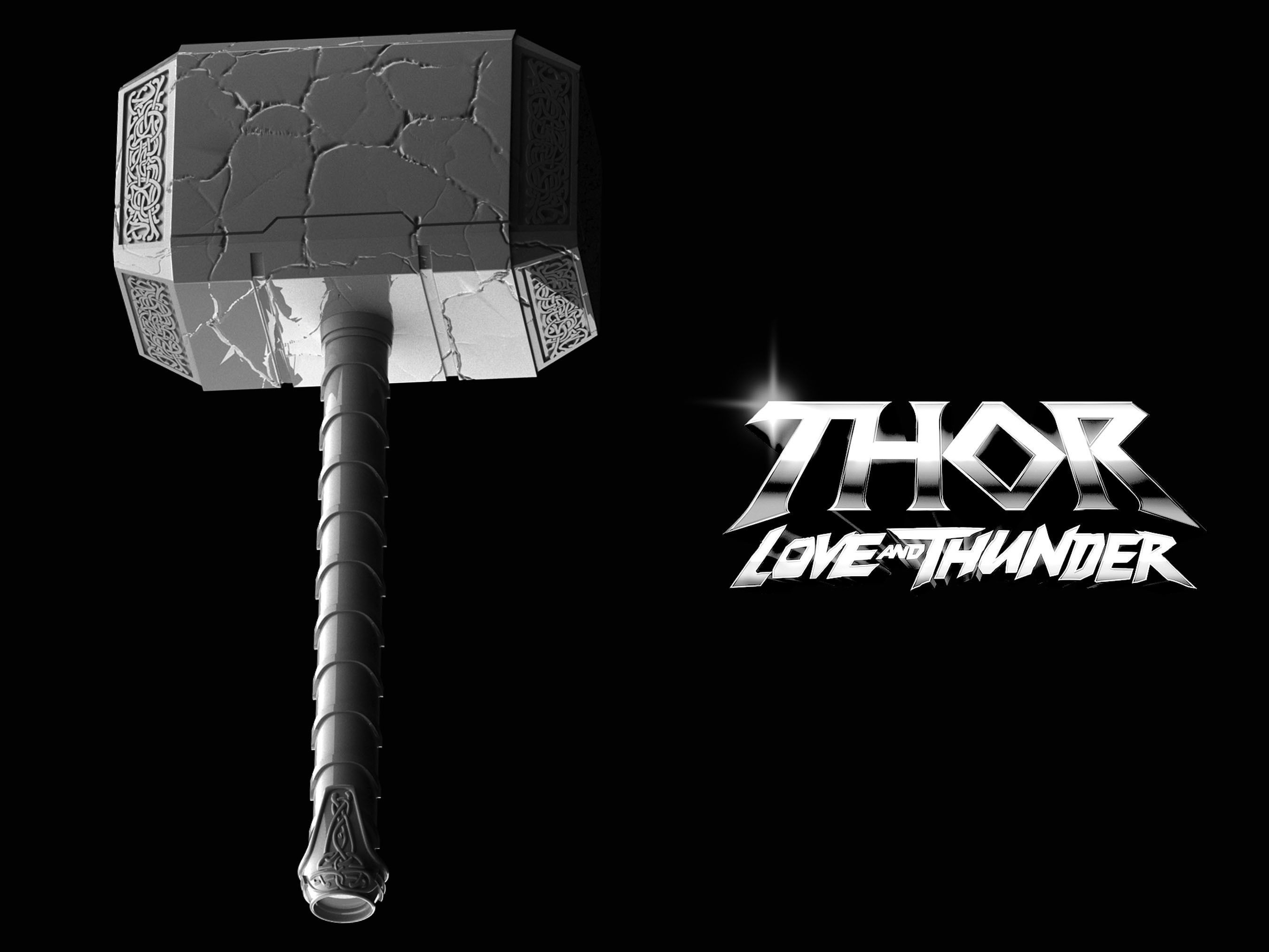 MIGHTY THOR MJOLNIR JANE FOSTER 3D print model_1