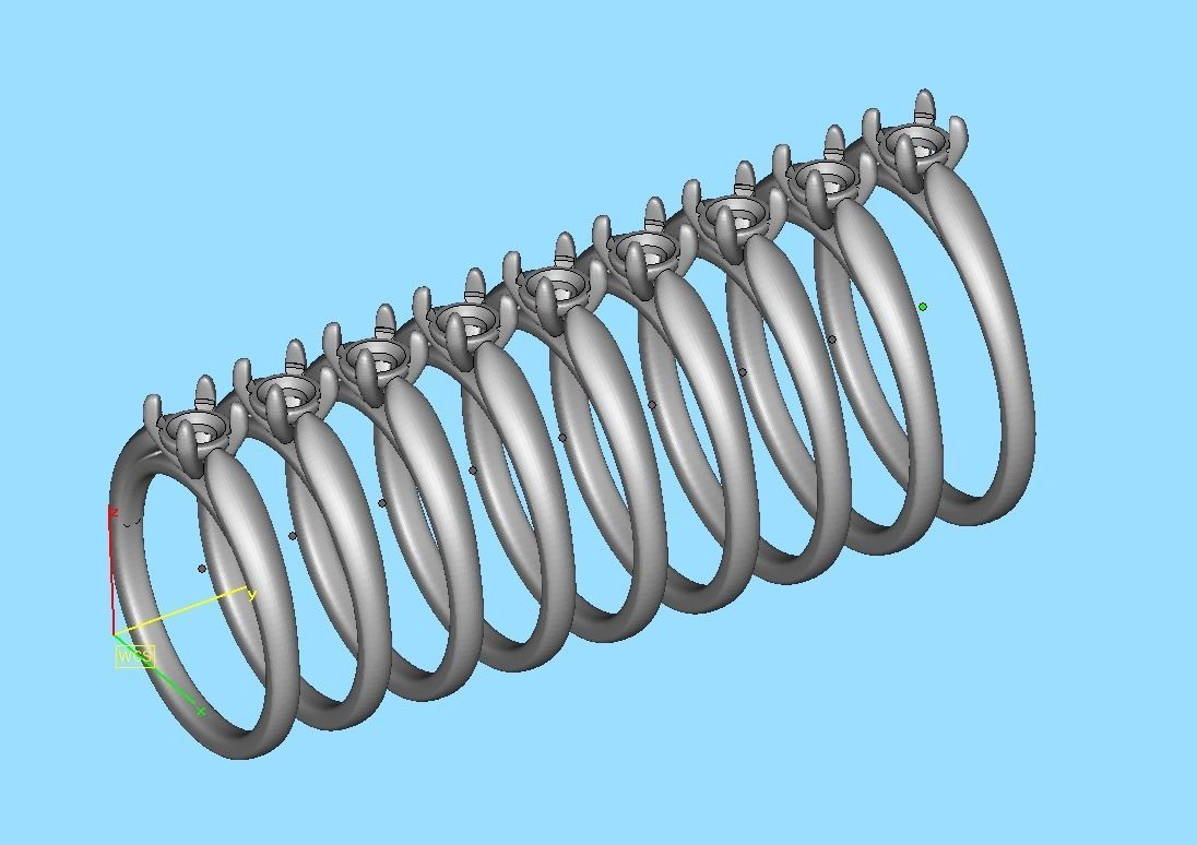 30 pointer Classic Engagement Solitaire Ring 3dmodel 3D print model_15