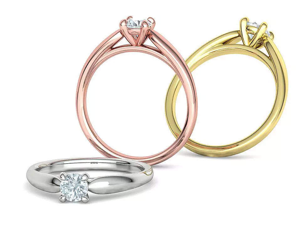 30 pointer Classic Engagement Solitaire Ring 3dmodel 3D print model_0