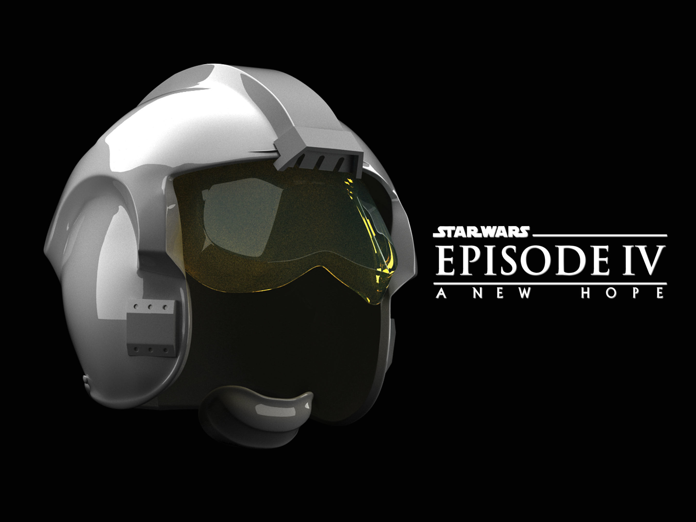 XWING PILOT HELMET 3D print model_1