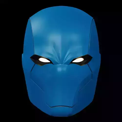 Blue Hood Helmet 3D print model