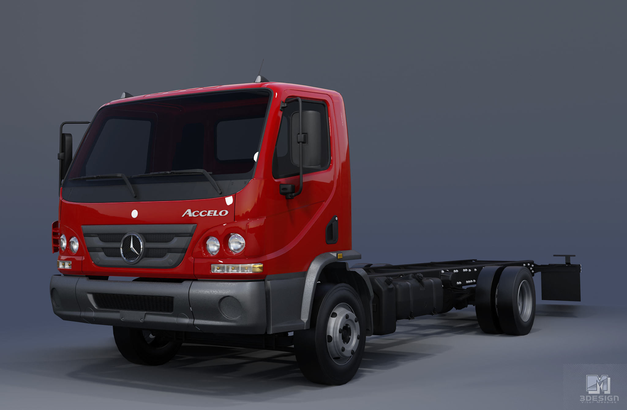 Pack 50 complete trucks Low-poly 3D model_16