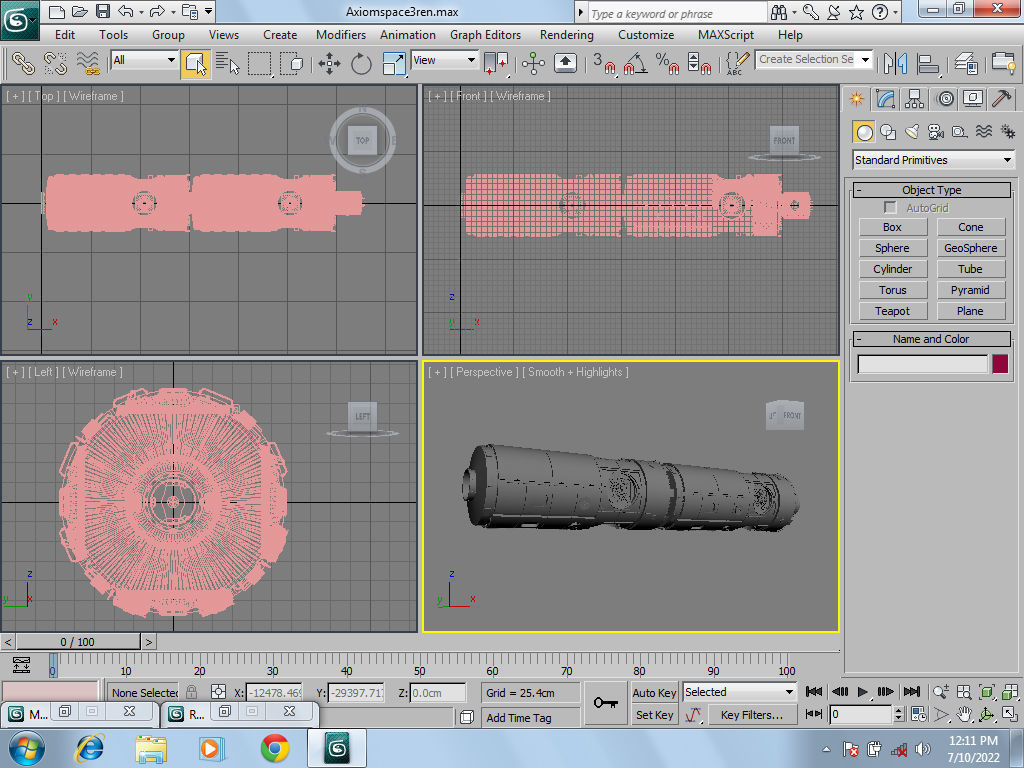 The Axiom hub modules AxH1 and AxH2 3D model_10