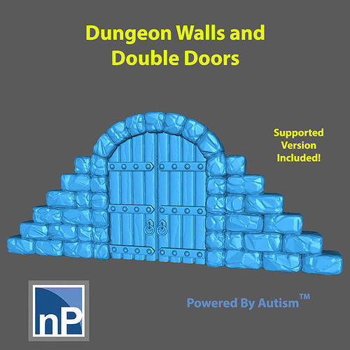 Dungeon Doorway Free 3D print model