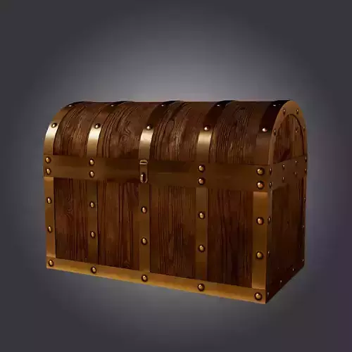 Trunk wooden chest