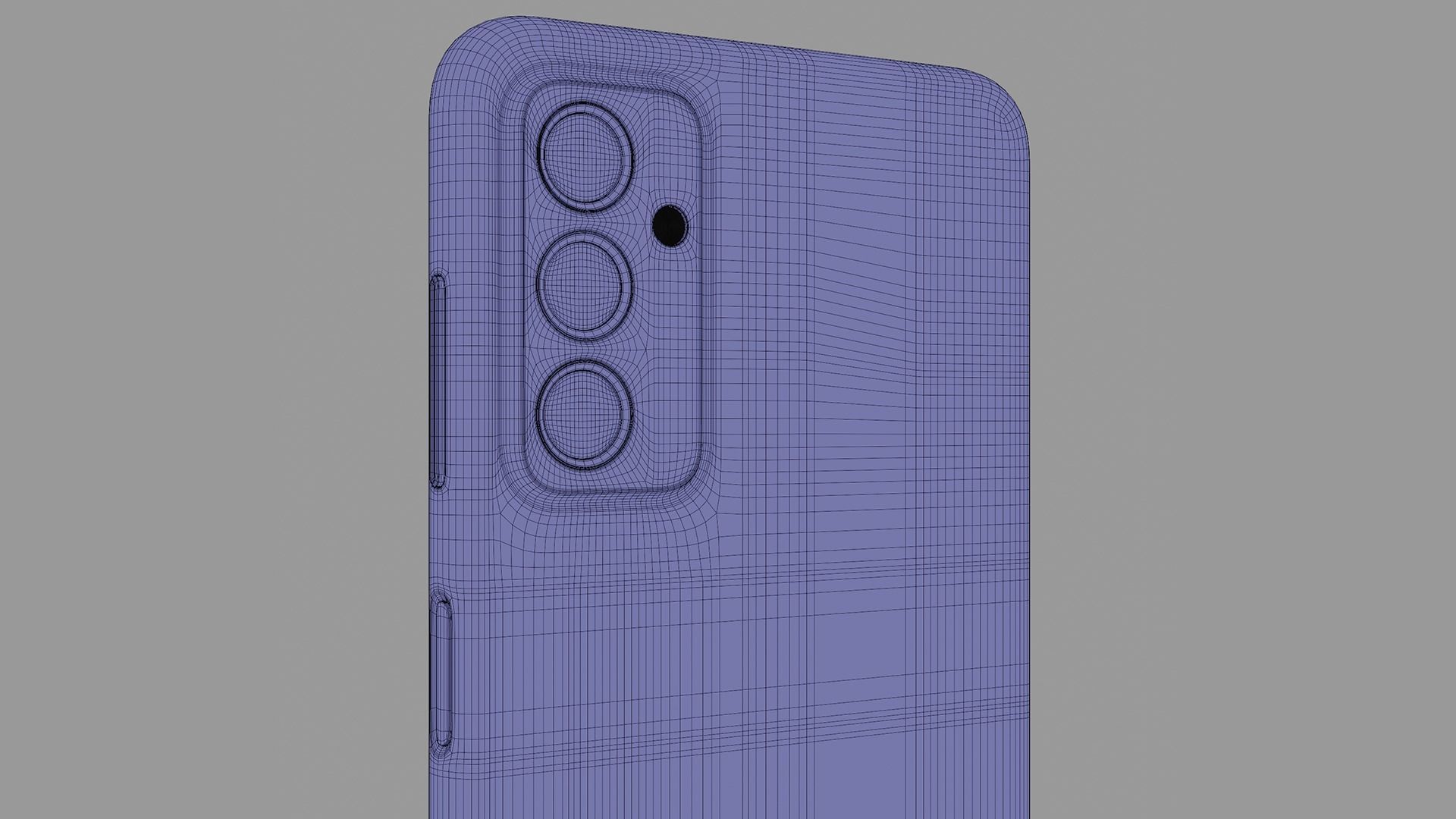 Samsung Galaxy M13 Deep Green Low-poly 3D model_22