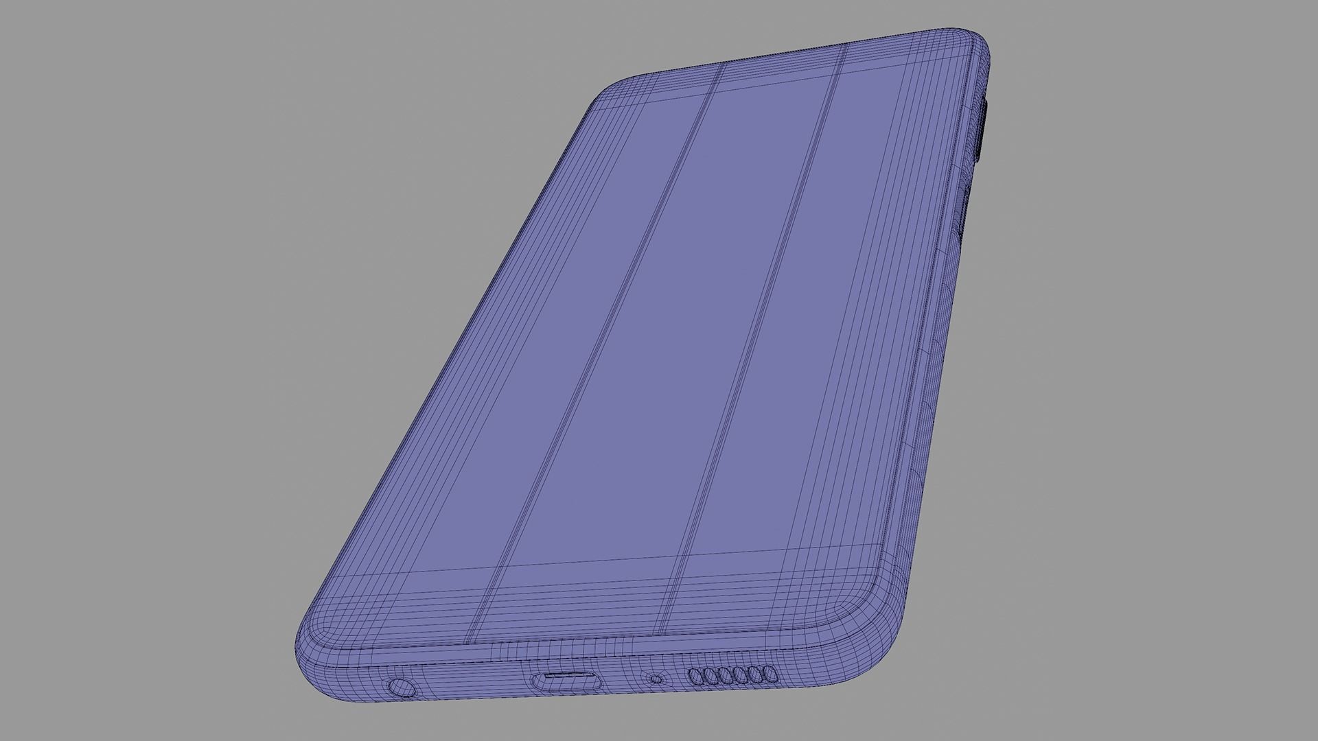 Samsung Galaxy M13 Deep Green Low-poly 3D model_27