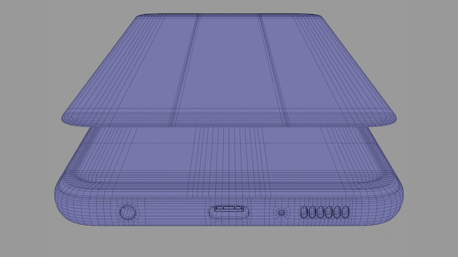 Samsung Galaxy M13 Deep Green Low-poly 3D model_19