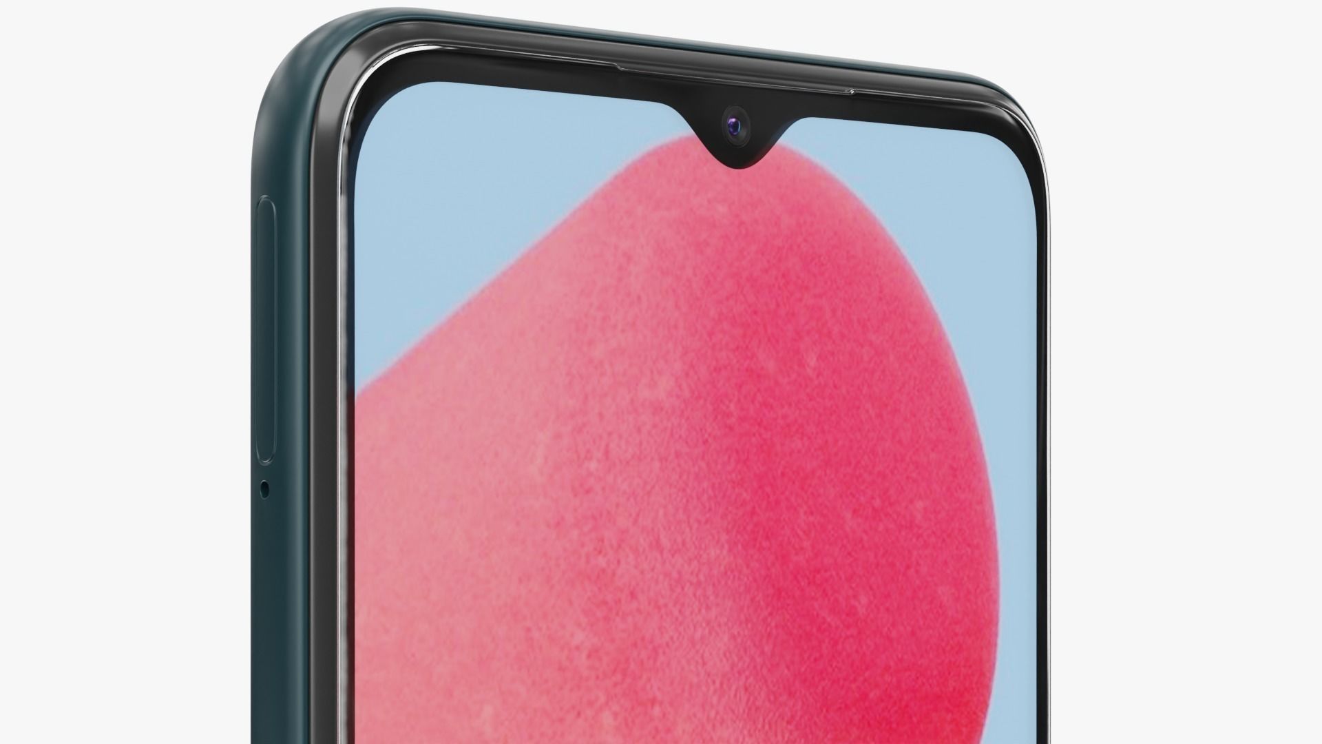 Samsung Galaxy M13 Deep Green Low-poly 3D model_8