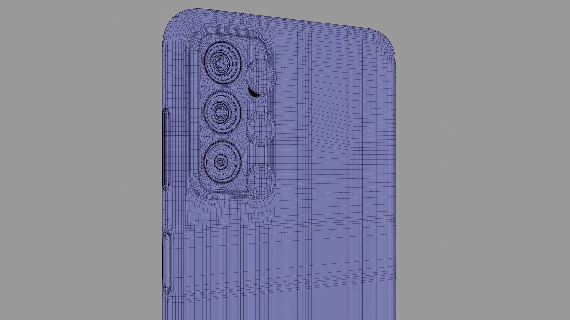 Samsung Galaxy M13 Deep Green Low-poly 3D model_23