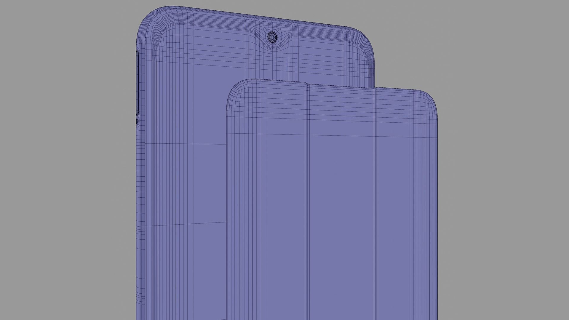 Samsung Galaxy M13 Deep Green Low-poly 3D model_21