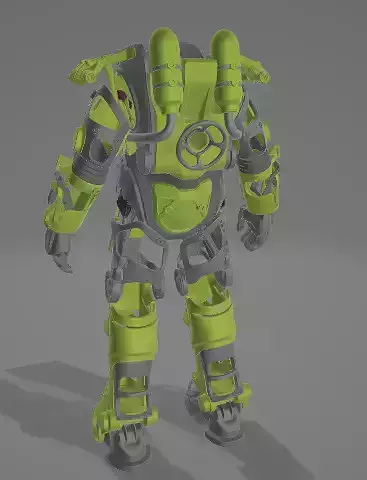 Fallout power-armor frame 3D model
