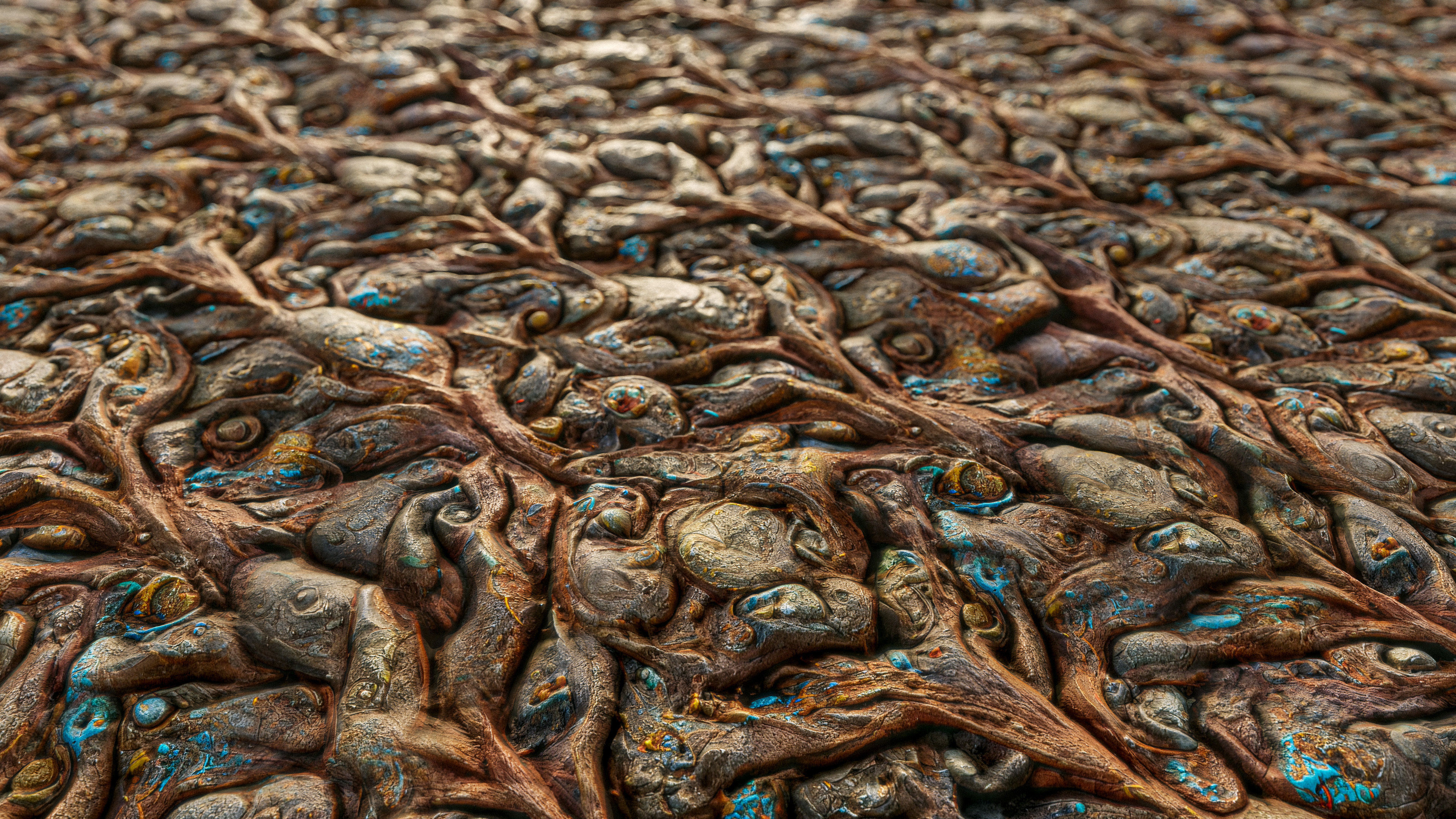 Brown Fantasy Tree Bark Texture_1