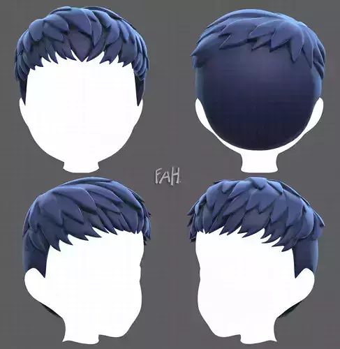 Base Hair for Boy V08