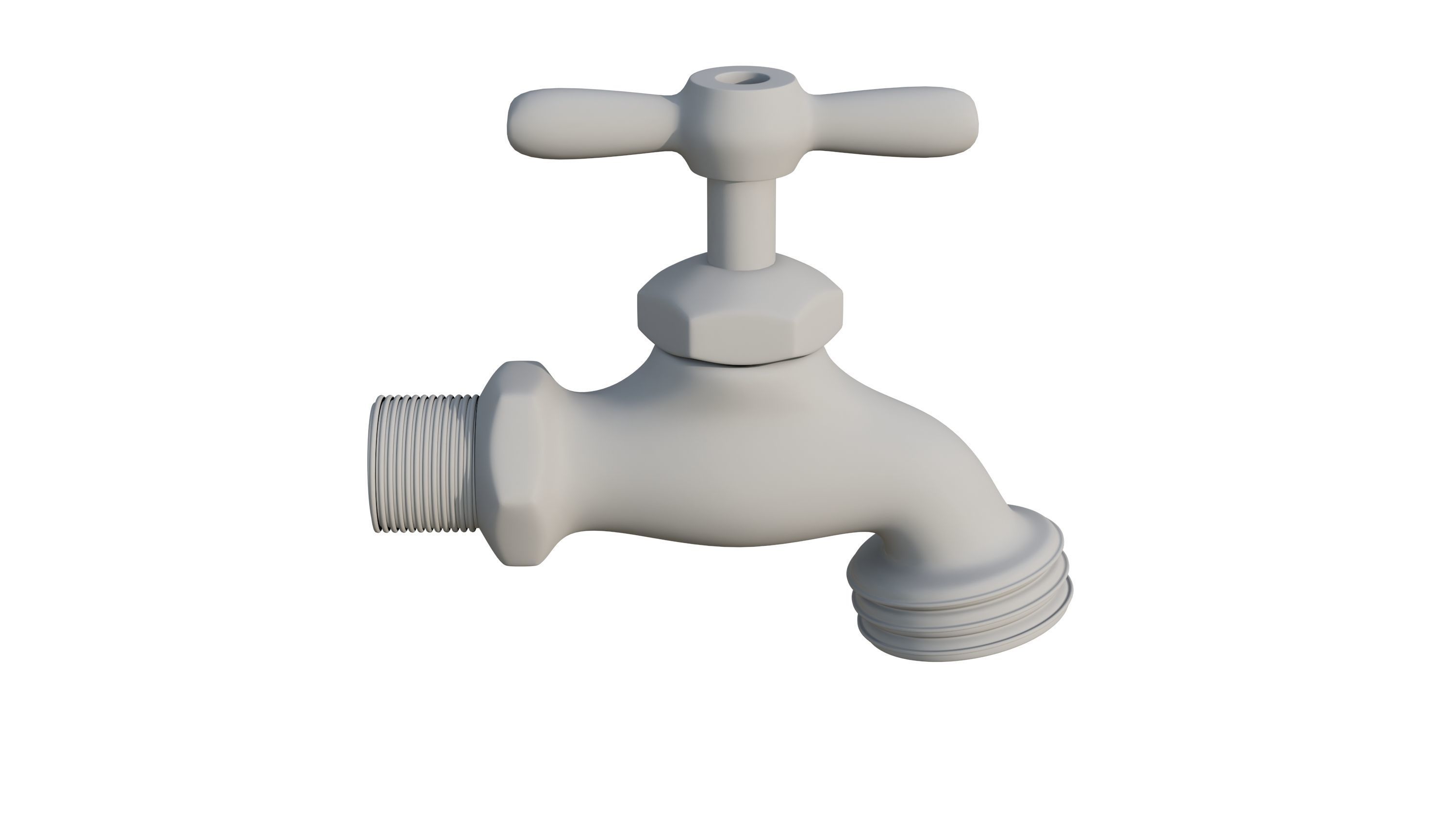 Bib Faucet 3D model_14