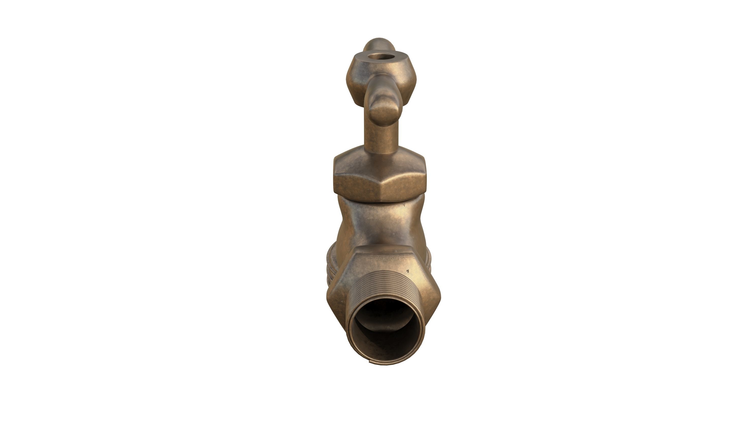 Bib Faucet 3D model_9
