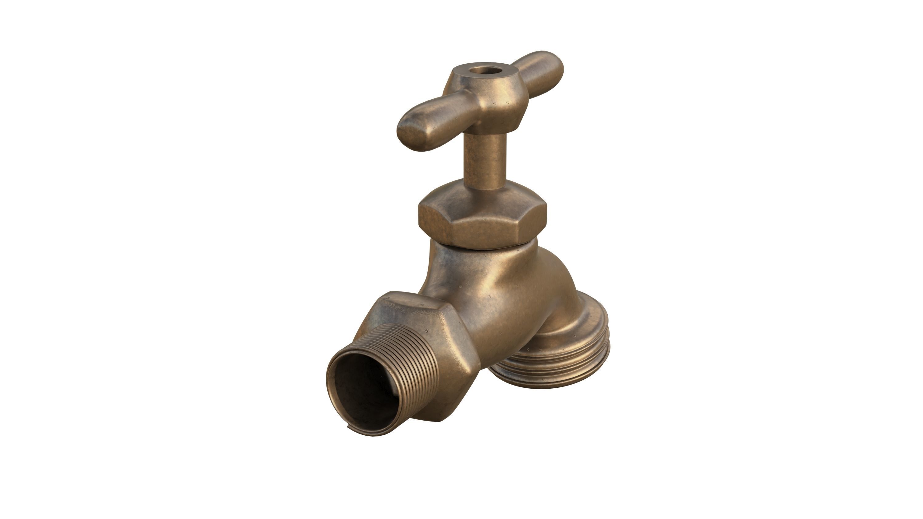 Bib Faucet 3D model_8