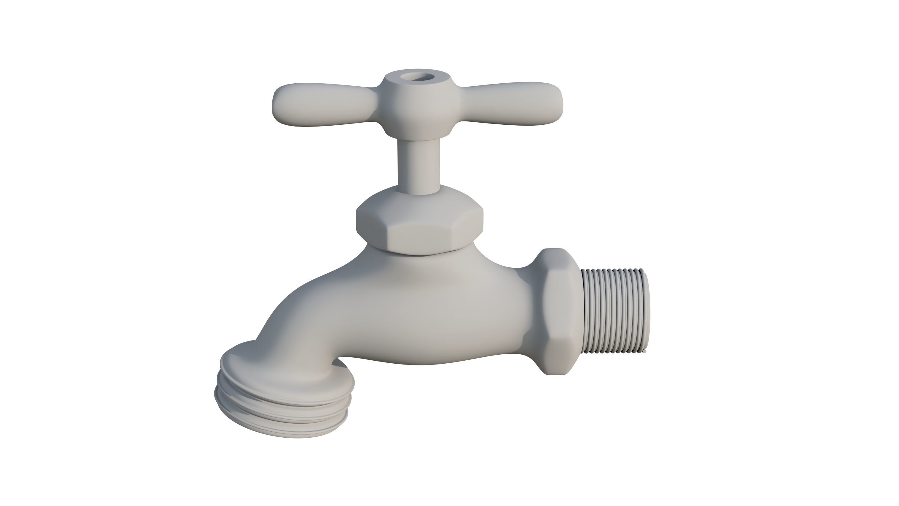 Bib Faucet 3D model_12