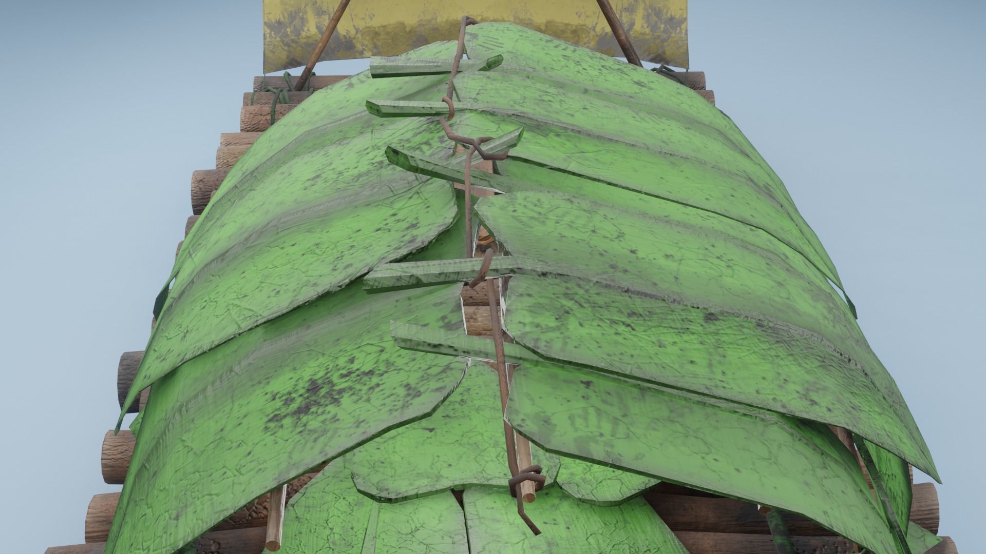 Survival Ship Low-poly 3D model_12