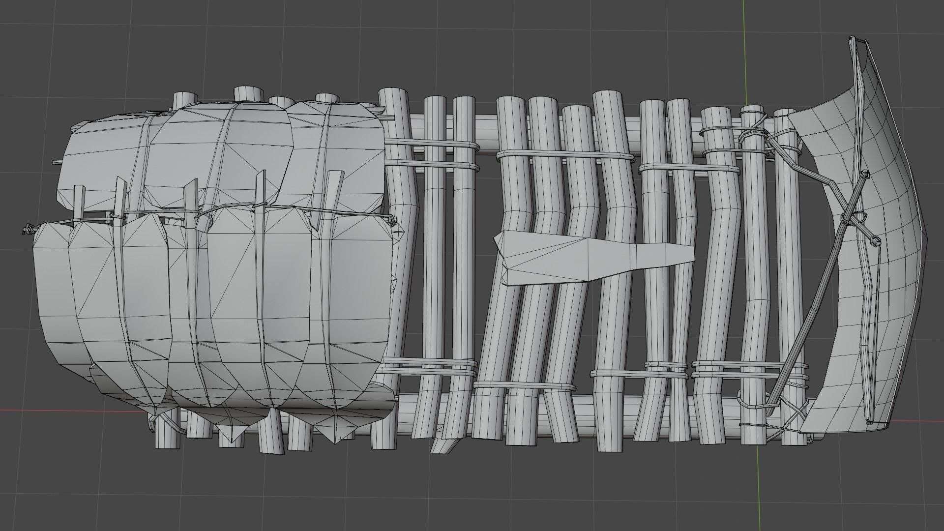 Survival Ship Low-poly 3D model_14
