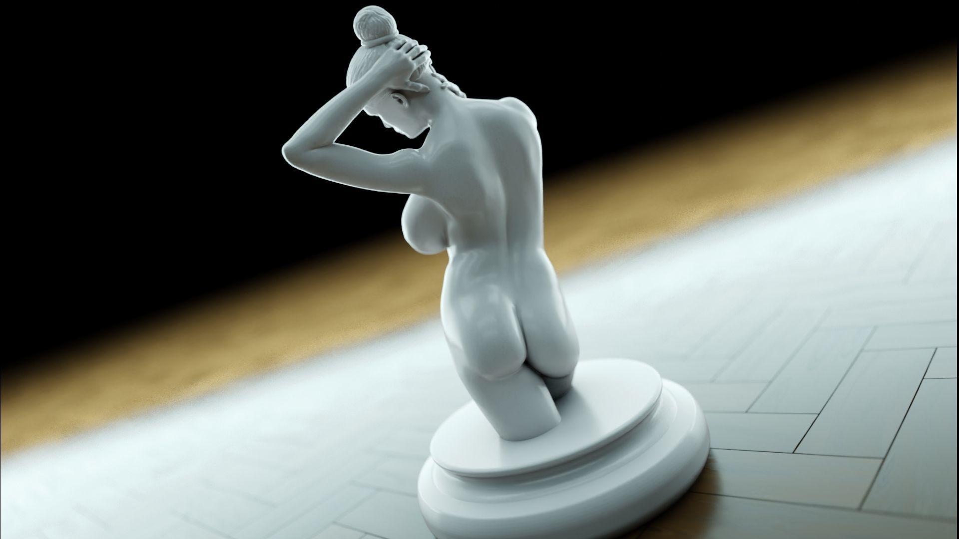 Sexy girl 32 3D print model_8