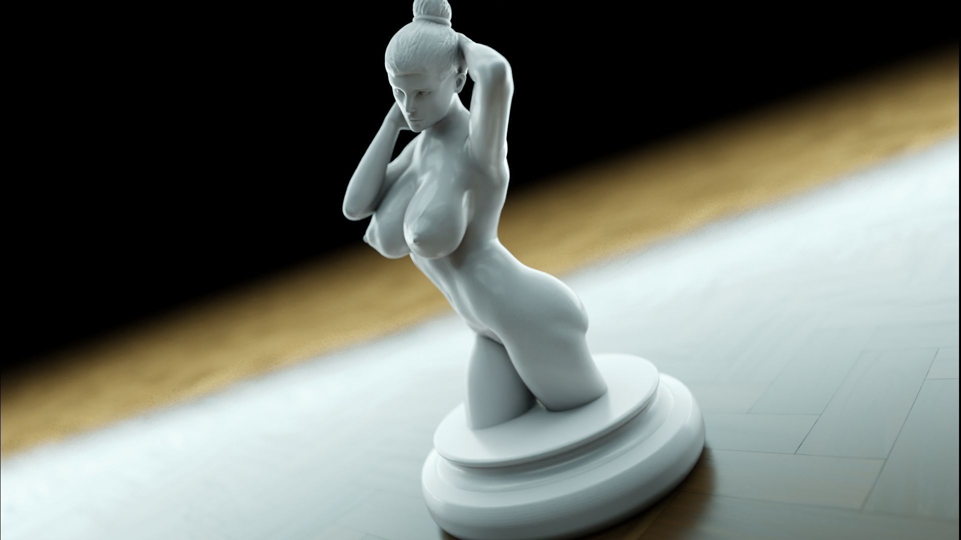 Sexy girl 32 3D print model_1