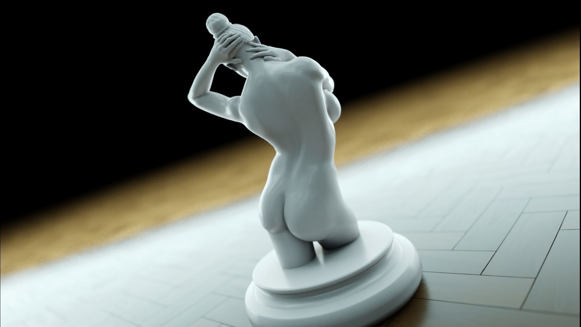 Sexy girl 32 3D print model_6