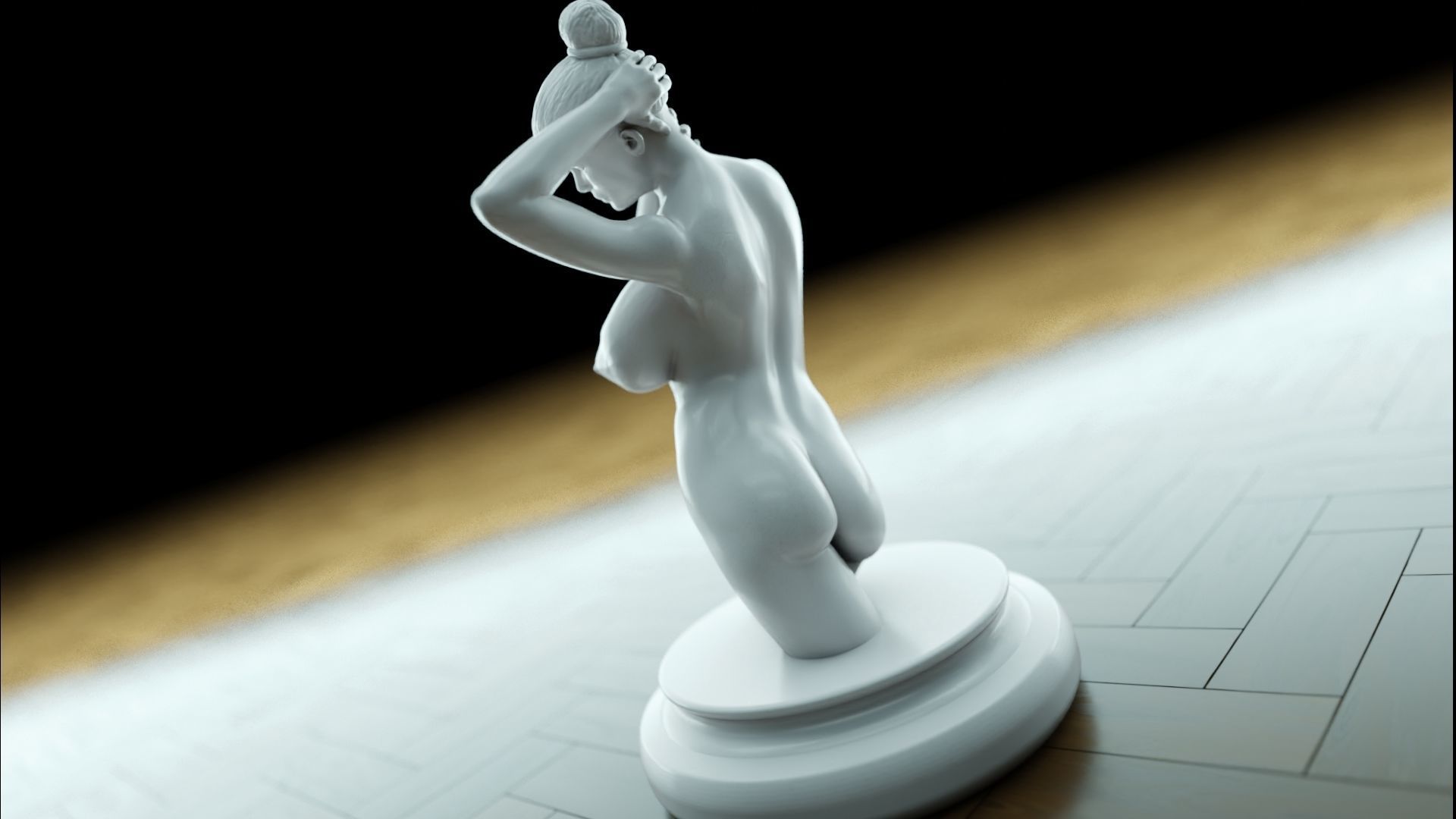 Sexy girl 32 3D print model_9