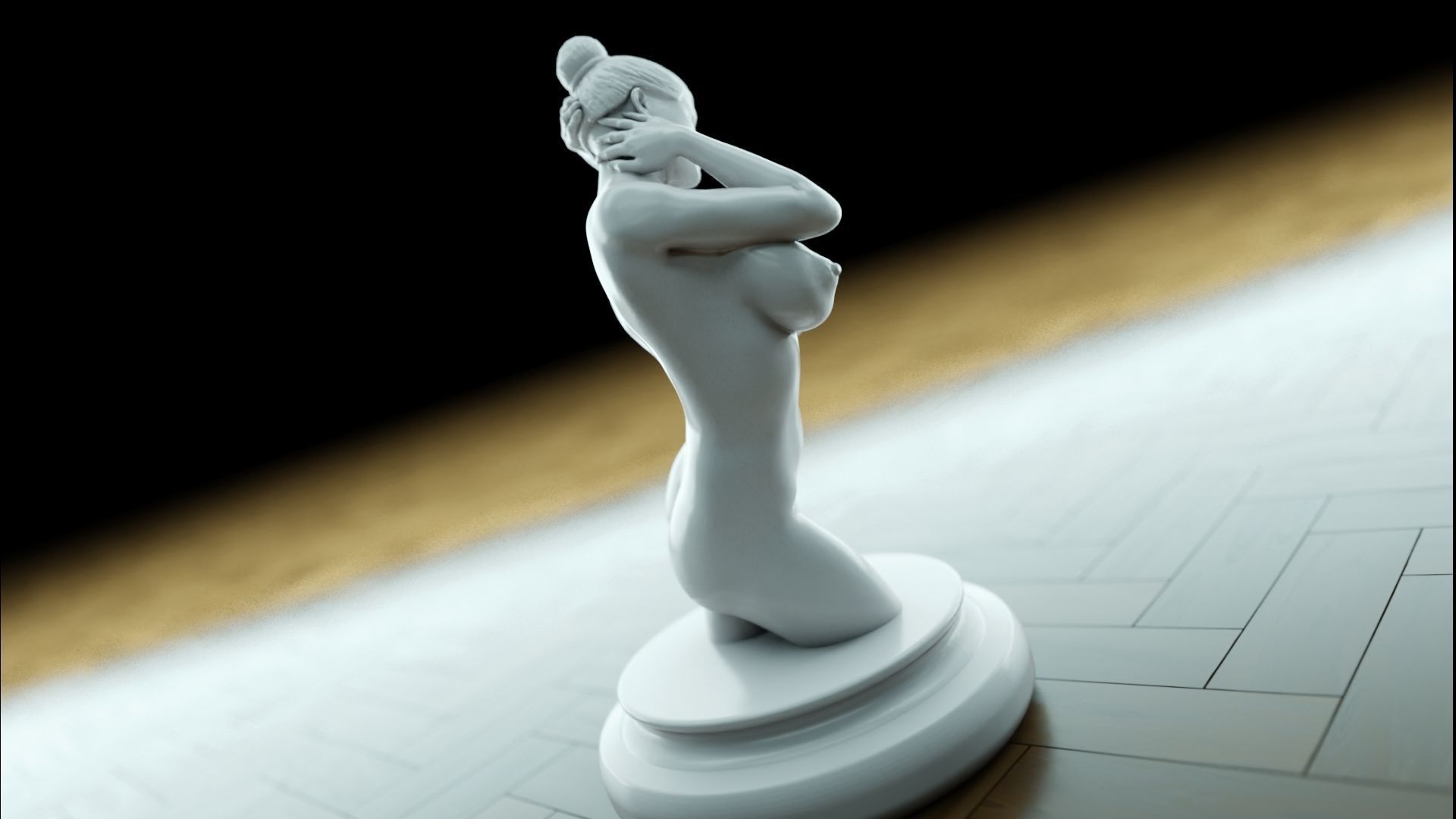 Sexy girl 32 3D print model_3