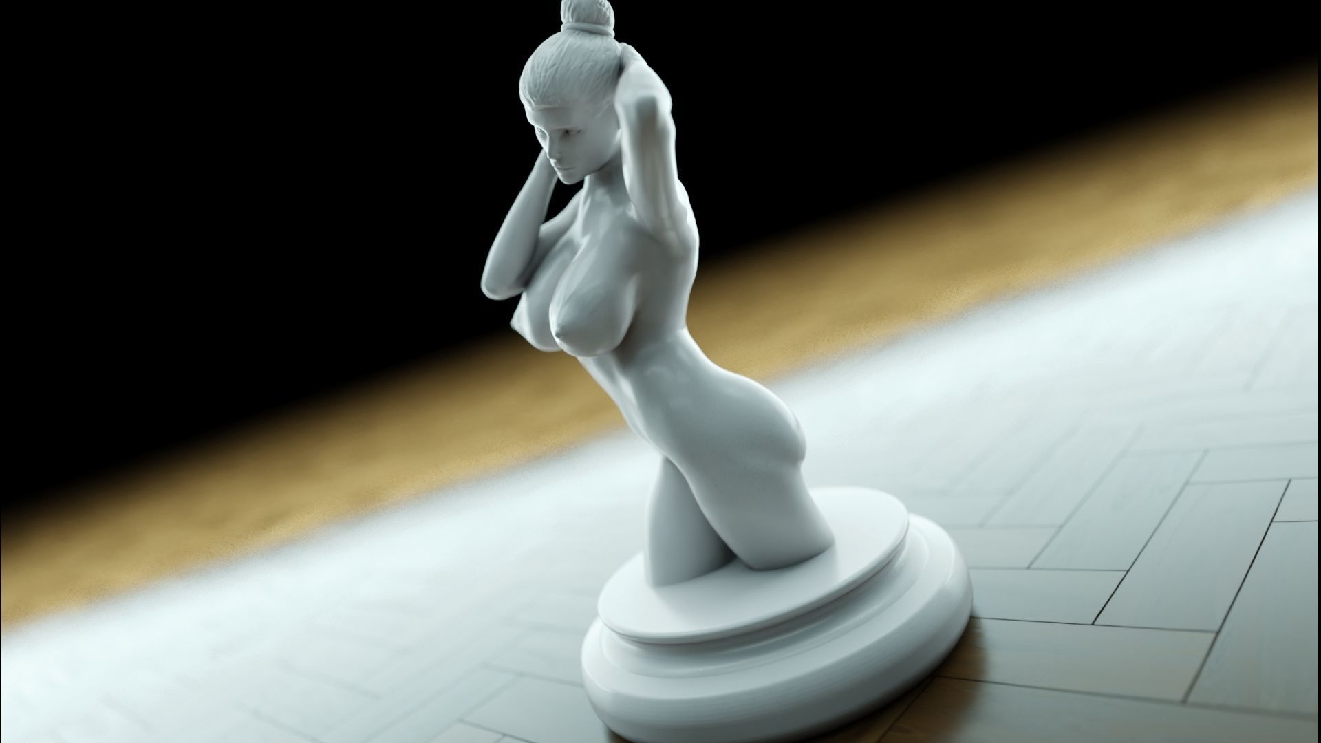 Sexy girl 32 3D print model_11