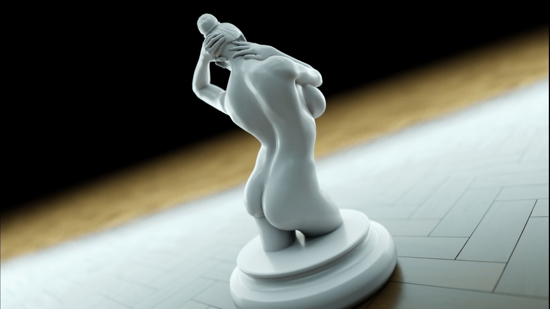 Sexy girl 32 3D print model_5