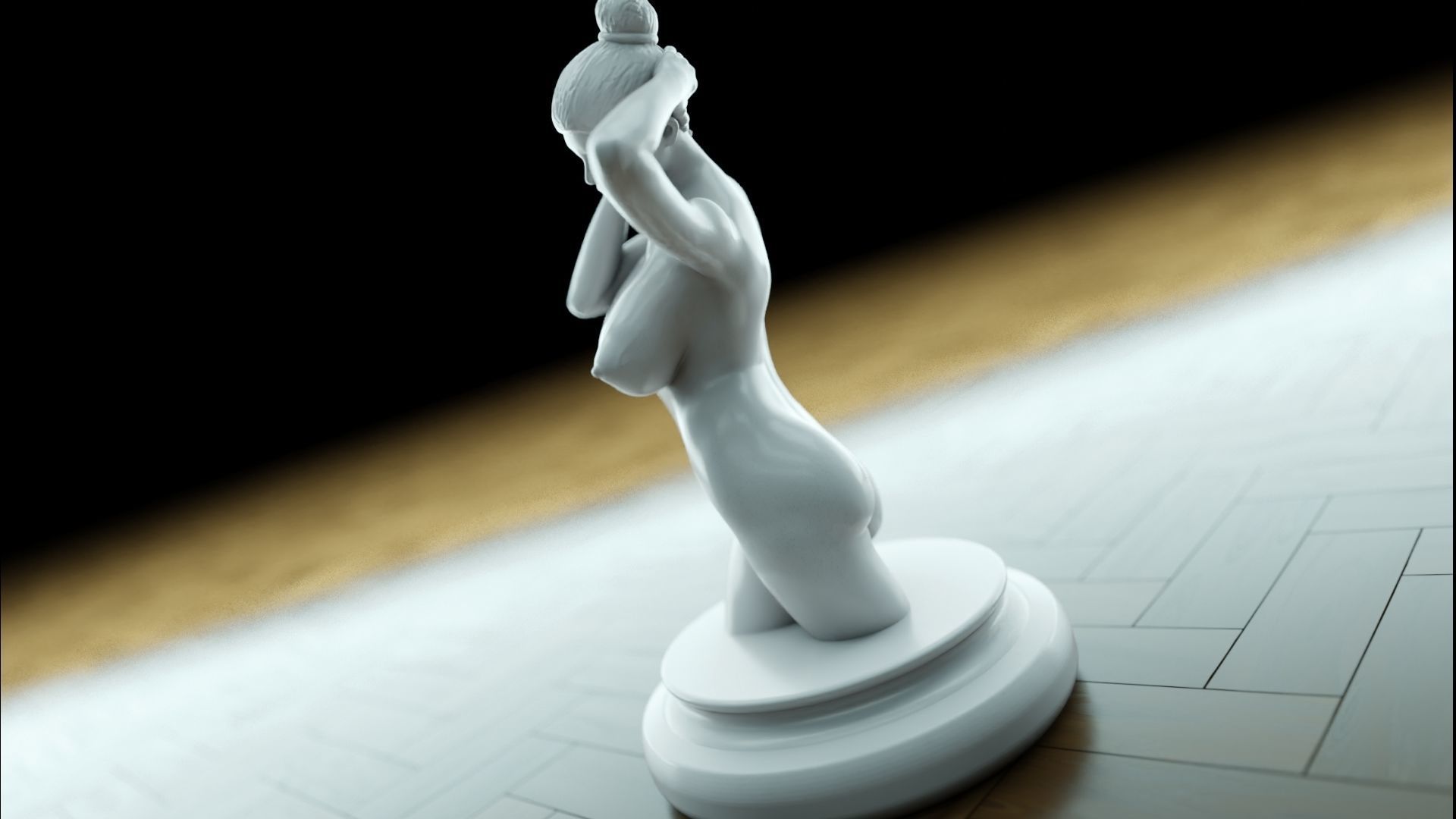 Sexy girl 32 3D print model_10