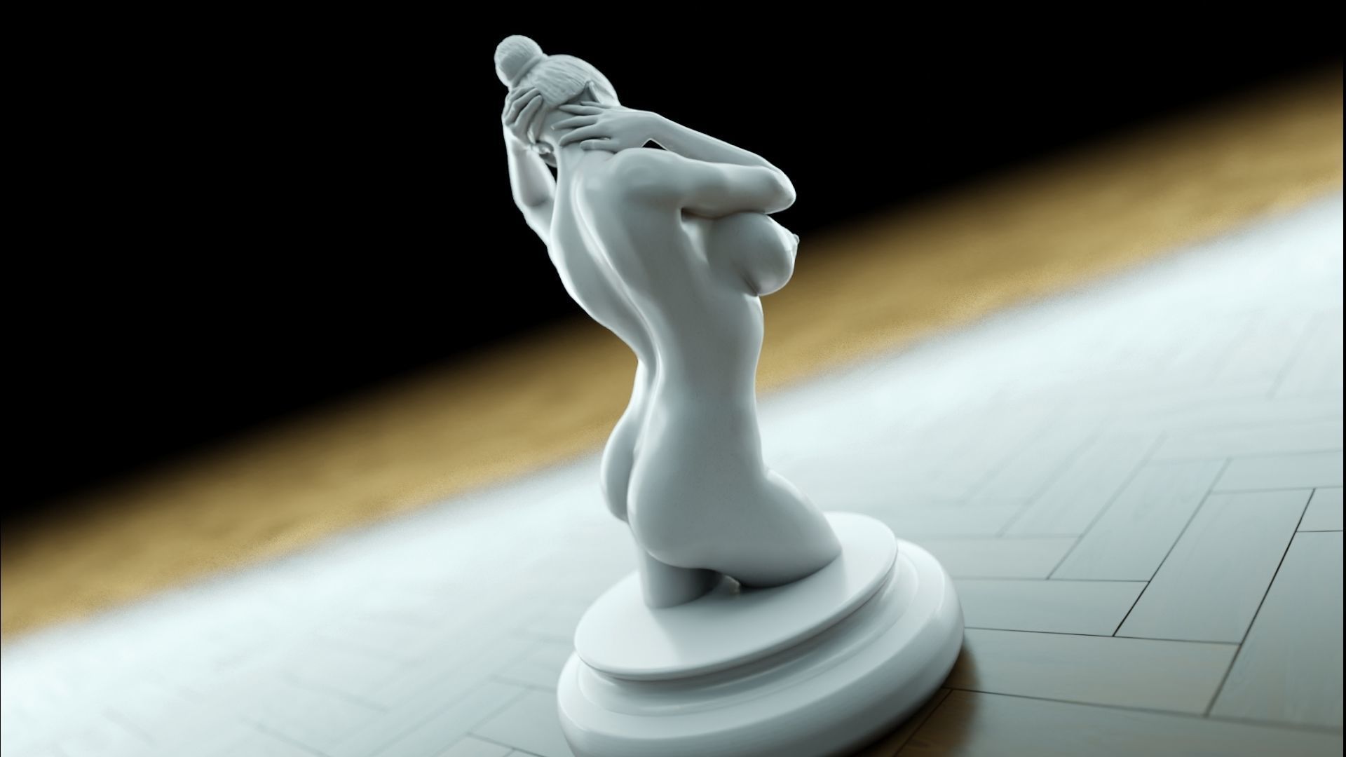 Sexy girl 32 3D print model_4