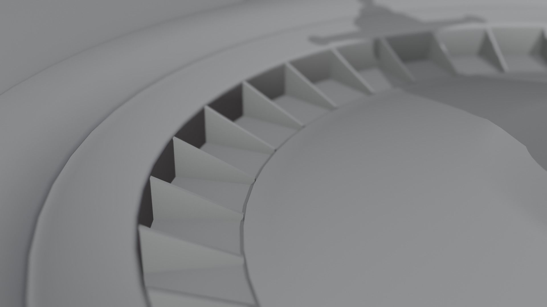 Roulette wheel Low-poly 3D model_9