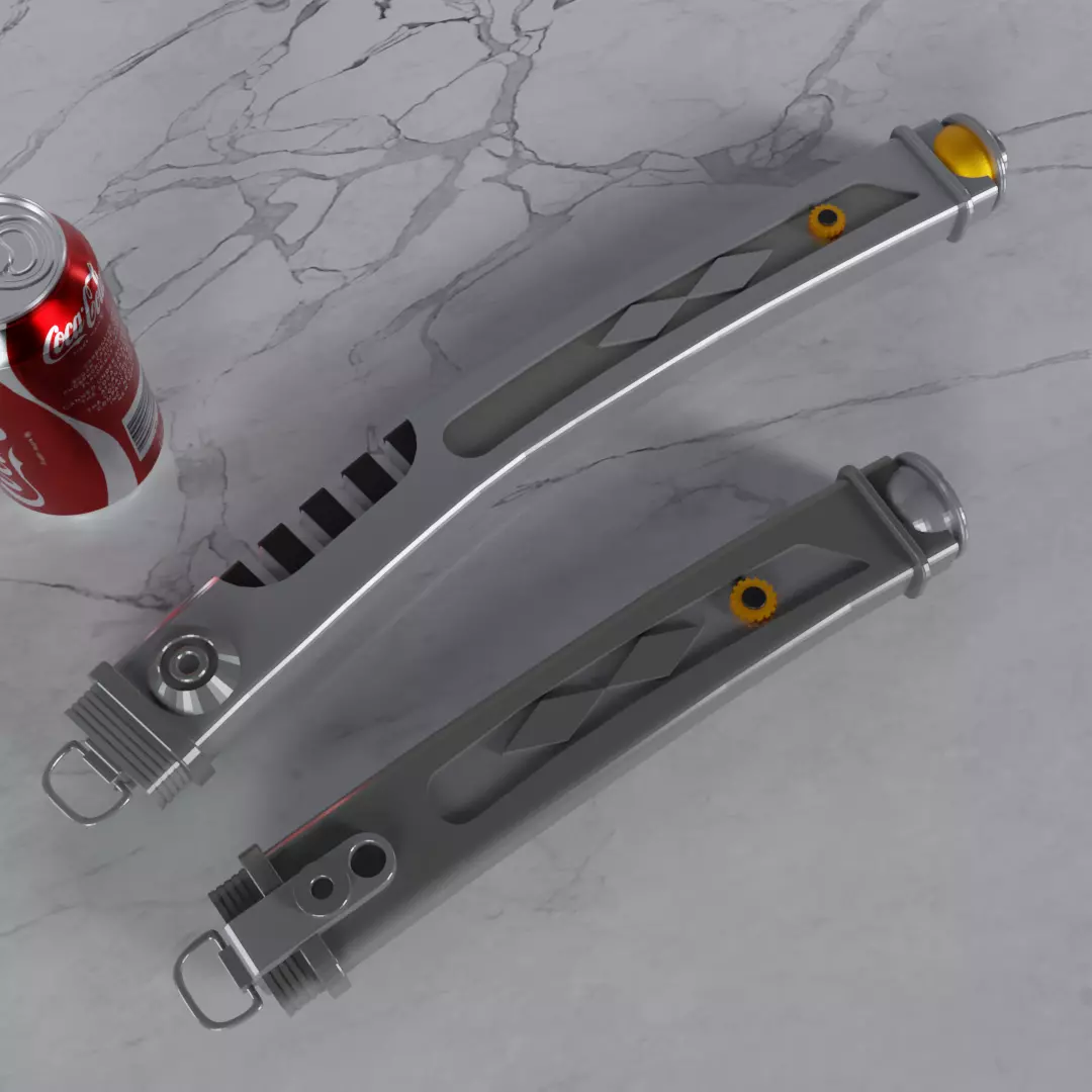 Ahsoka Tano Lightsabers Free 3D print model