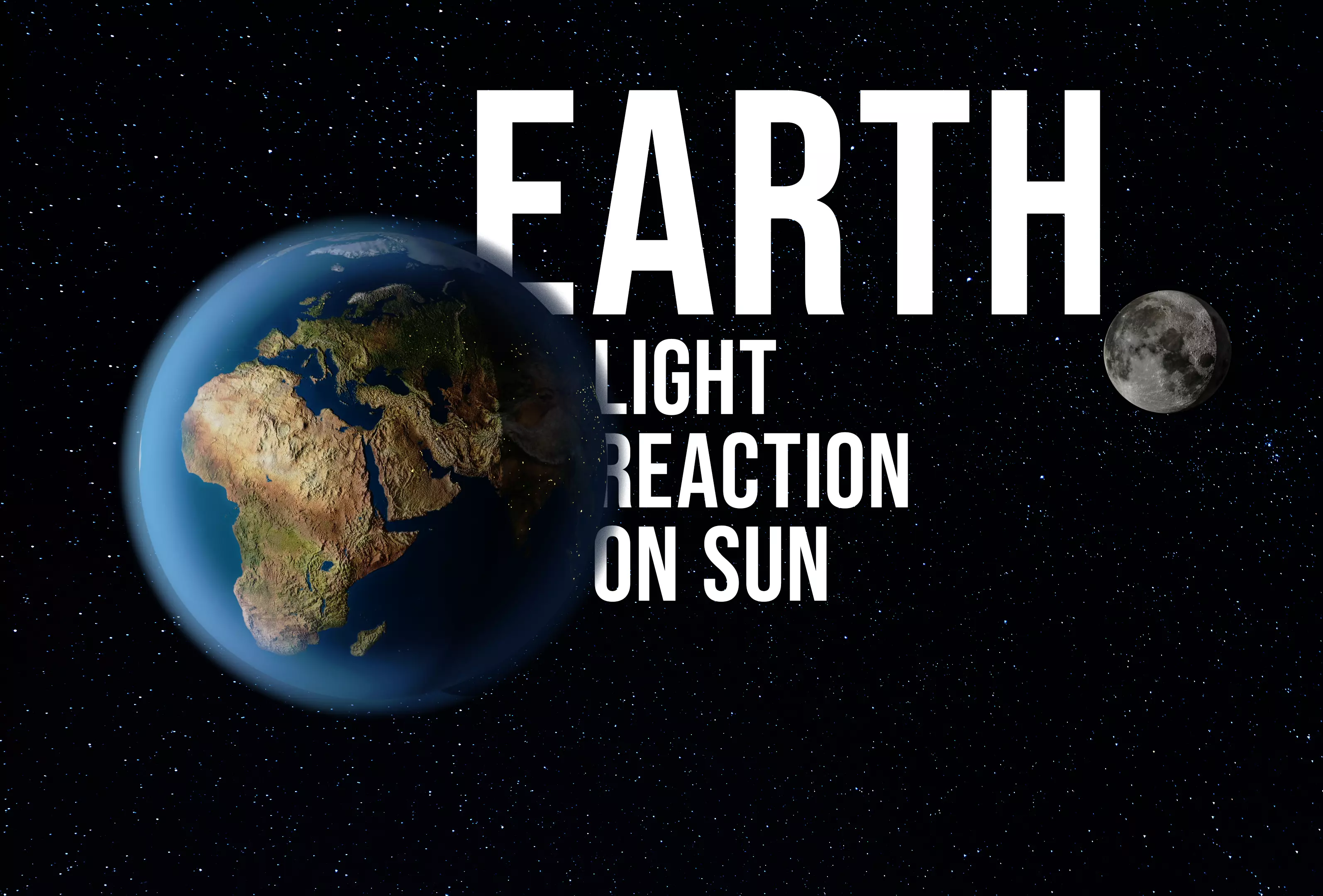 Earth Day and Night texture reacting on Sun rotation and Moon Free 3D model_0