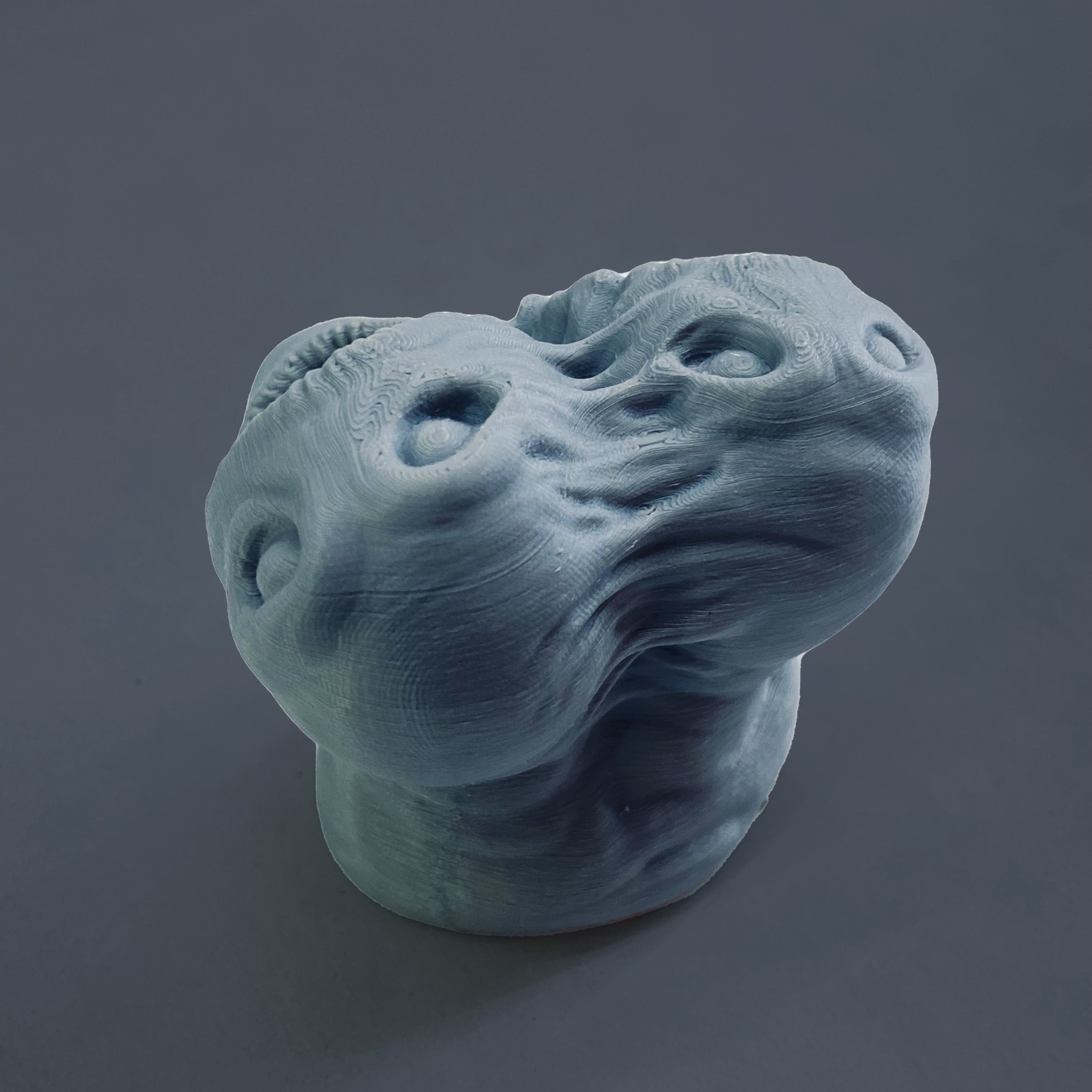 horror pot 2 heads for 3d printer-high poly model 3D print model_4