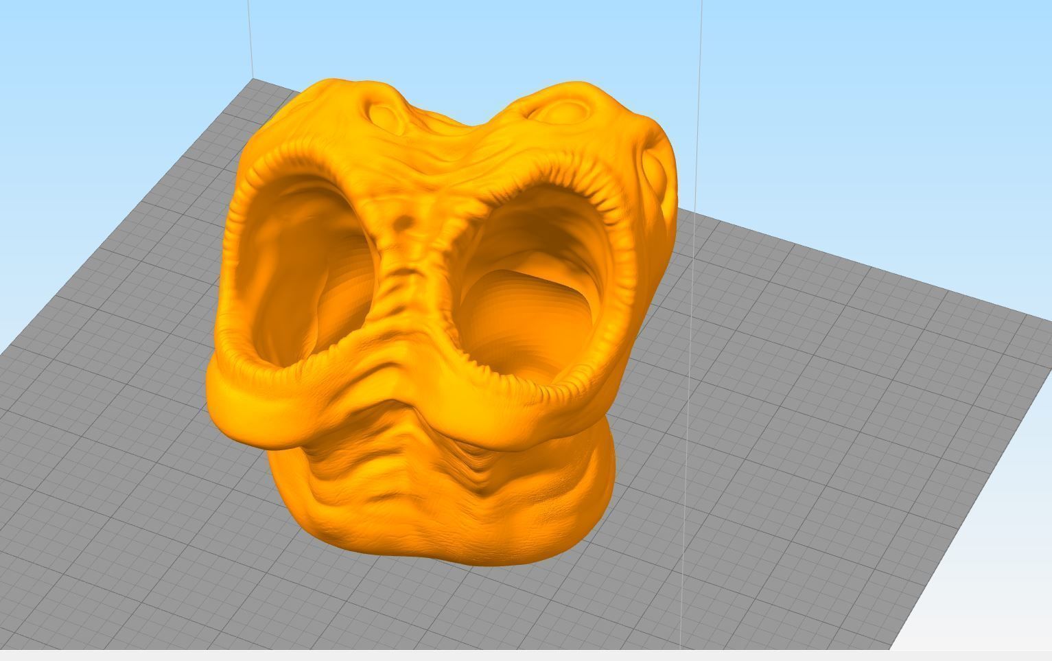 horror pot 2 heads for 3d printer-high poly model 3D print model_19