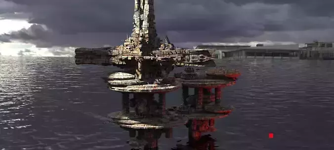 Space Station Holy 1 Kit bash 1