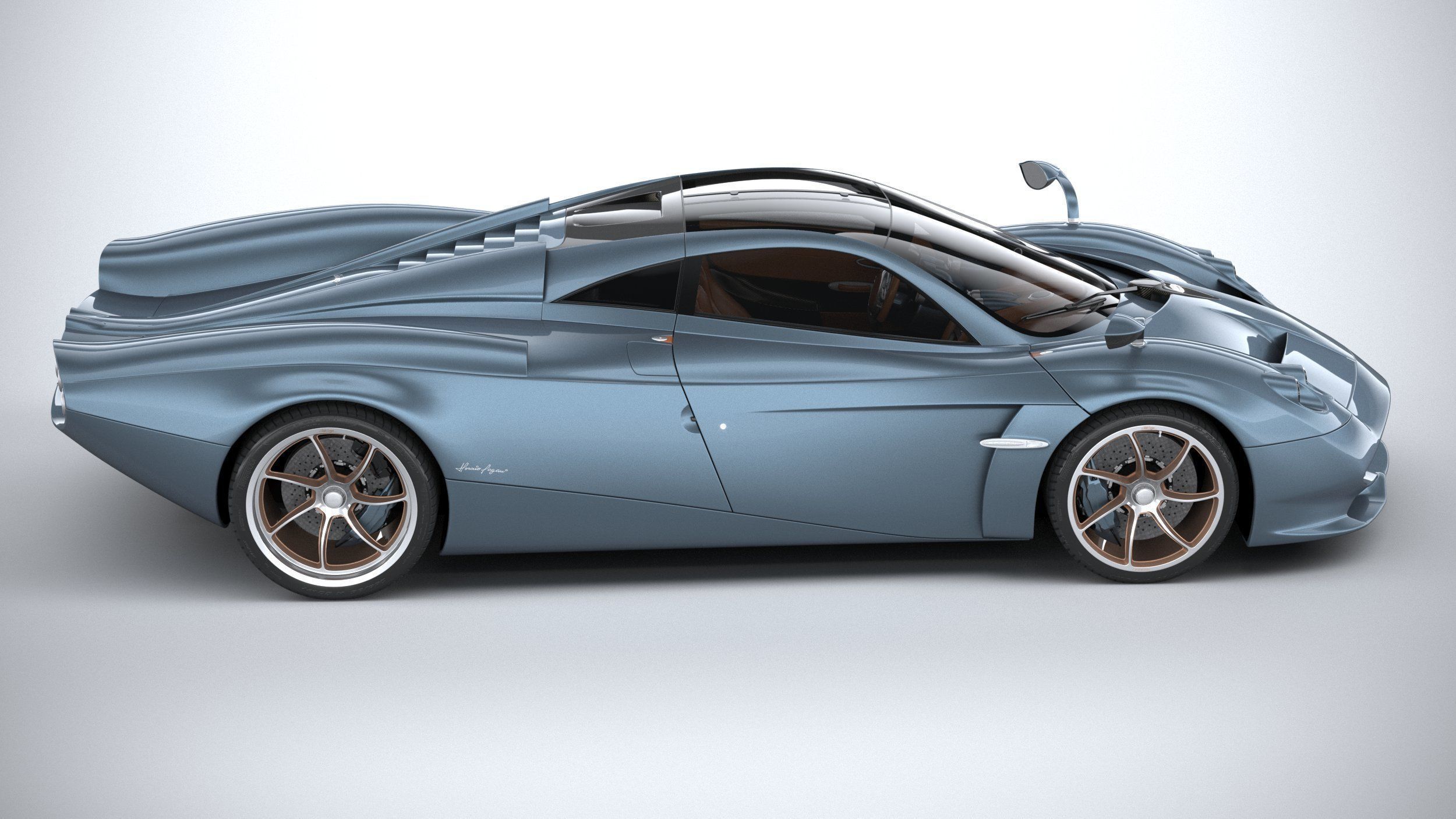Pagani Huayra Codalunga 2023 3D model_11