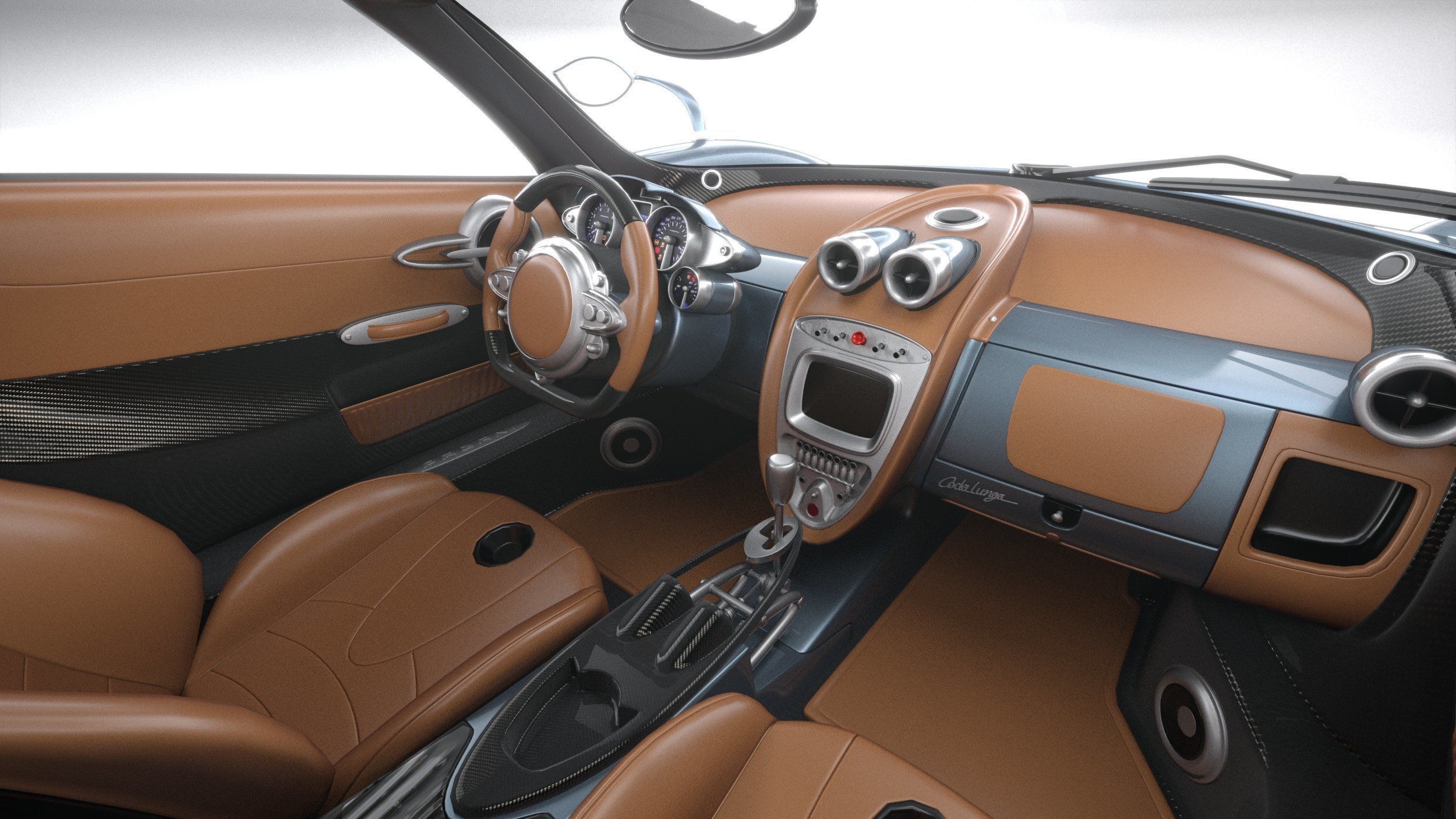 Pagani Huayra Codalunga 2023 3D model_26