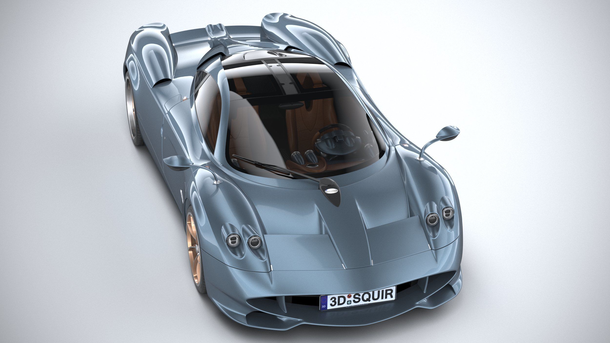 Pagani Huayra Codalunga 2023 3D model_12