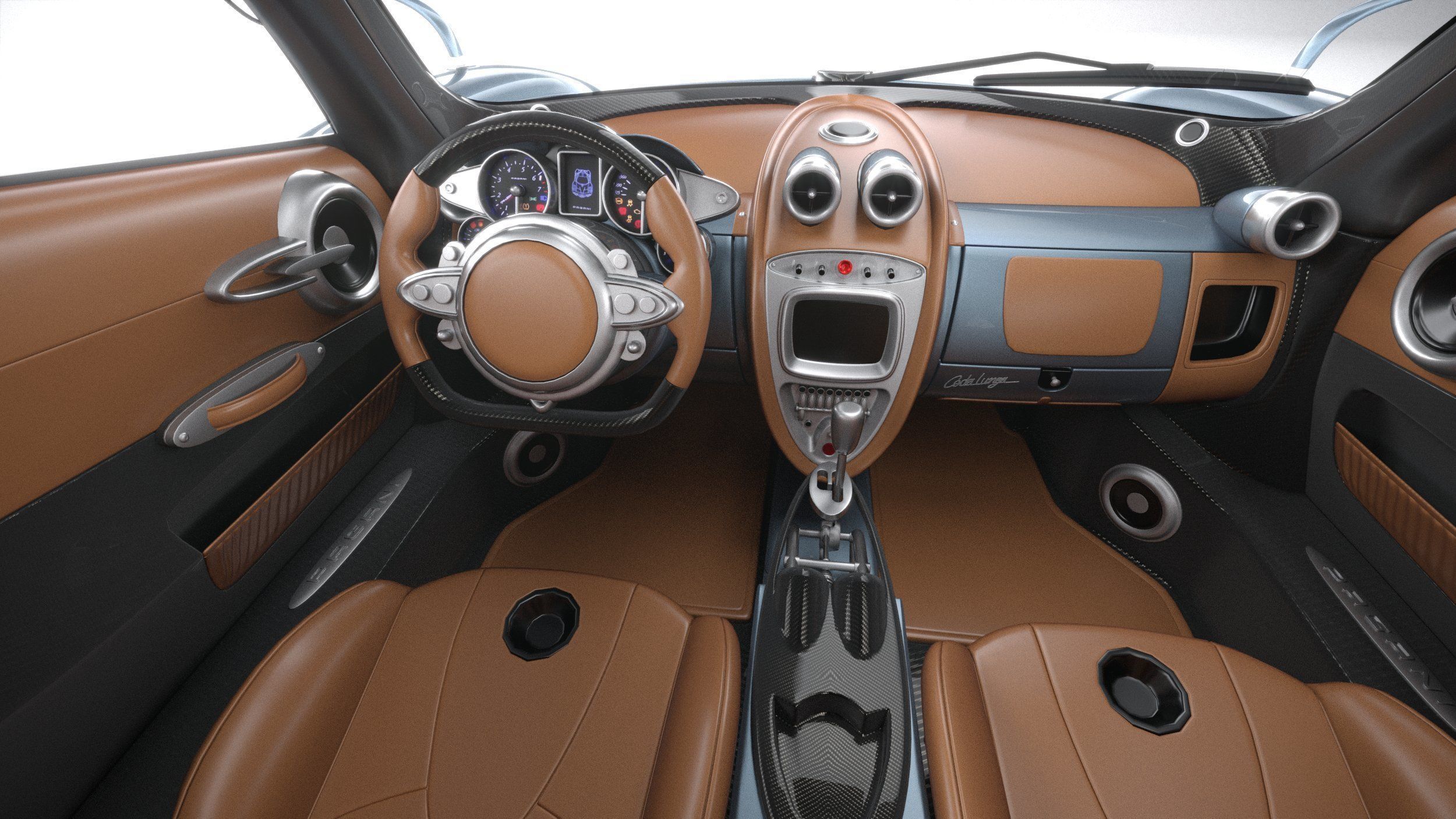 Pagani Huayra Codalunga 2023 3D model_27