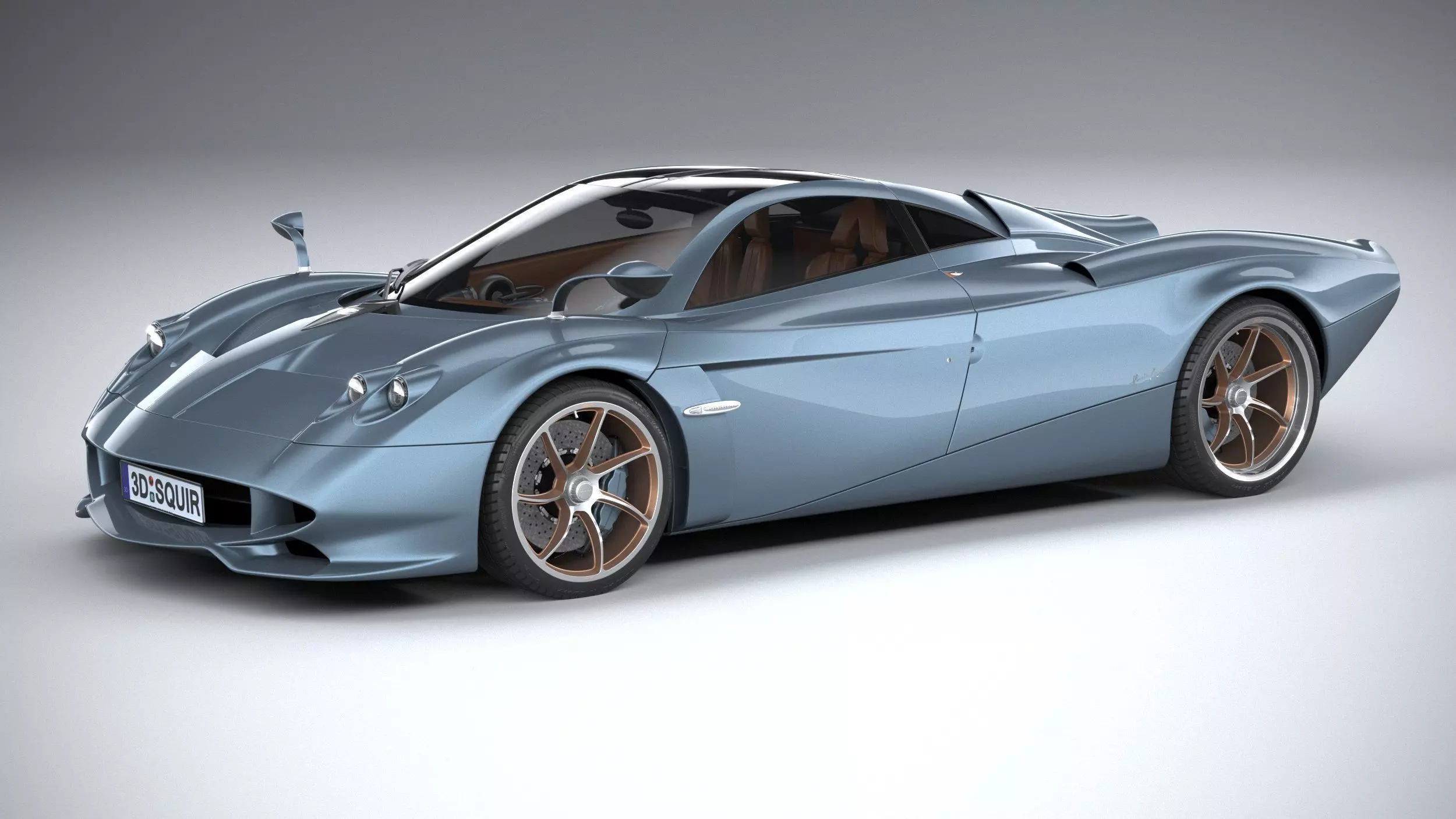 Pagani Huayra Codalunga 2023 3D model_0