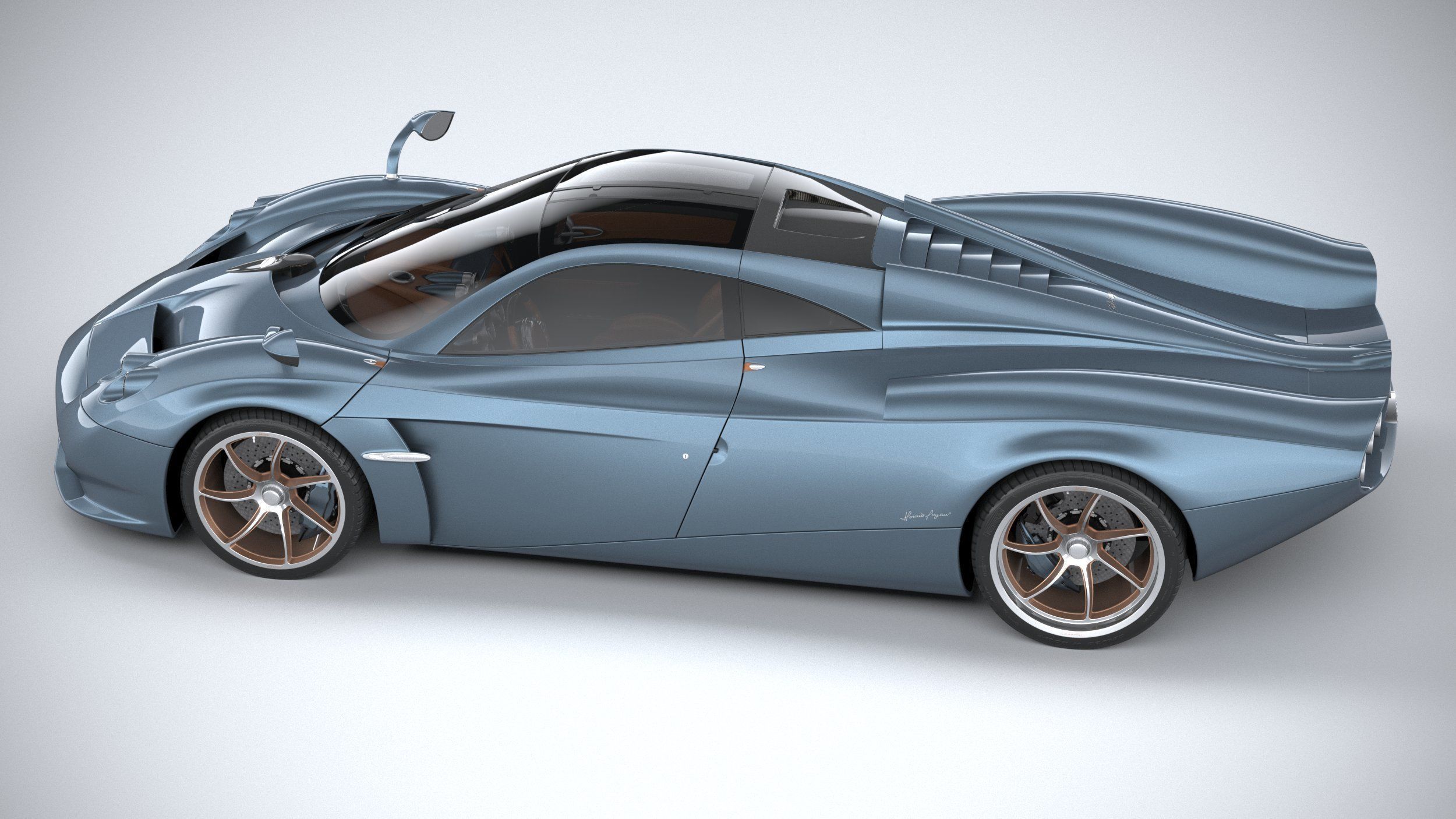 Pagani Huayra Codalunga 2023 3D model_9