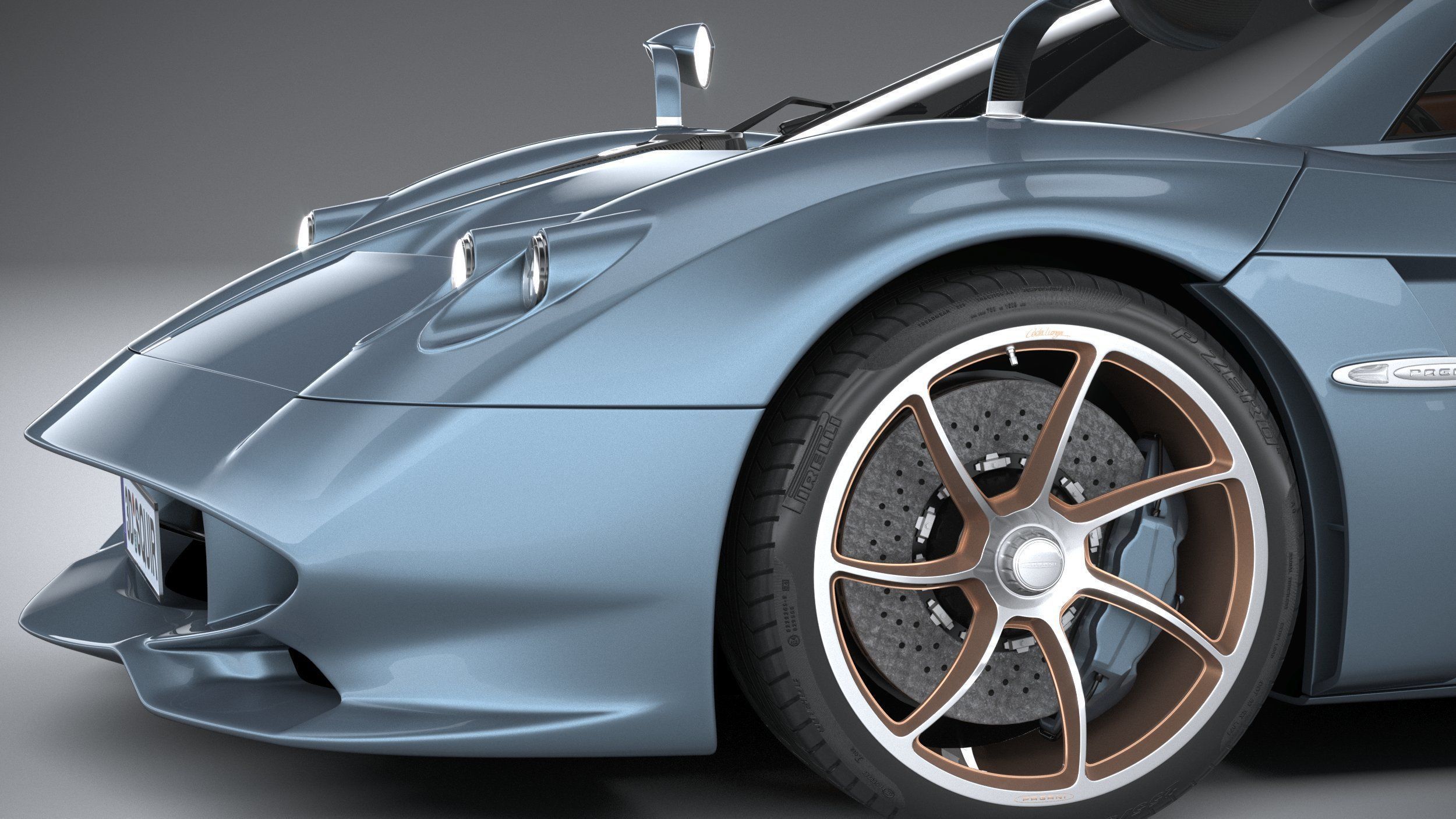 Pagani Huayra Codalunga 2023 3D model_3